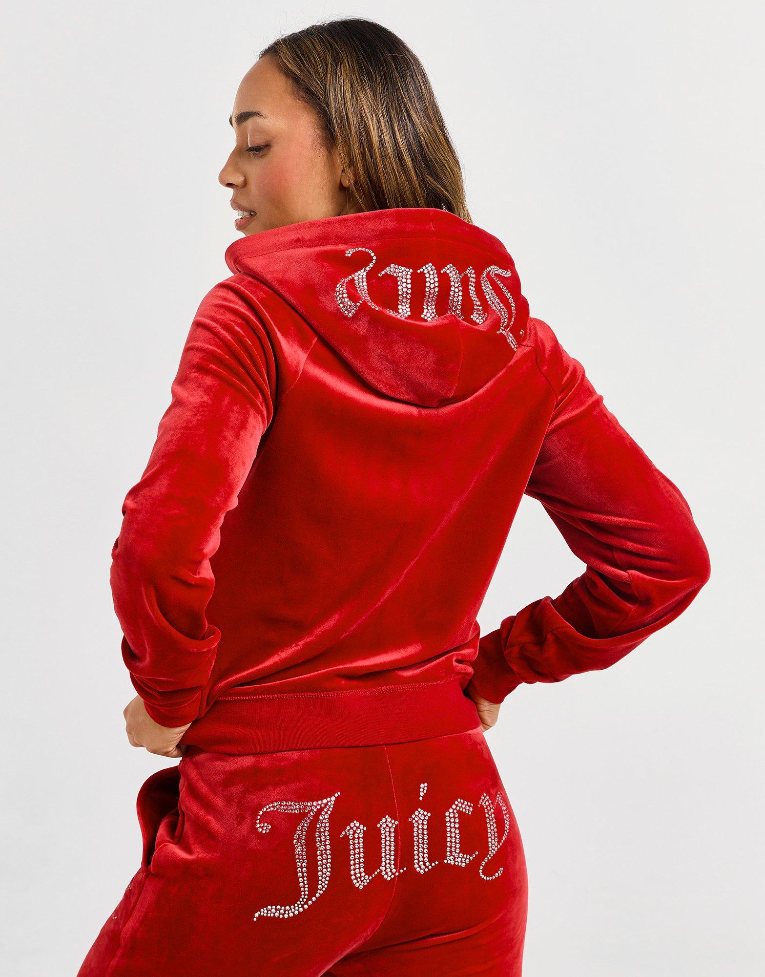 JD Sports JUICY COUTURE Sudadera con capucha Zip Logo Velour