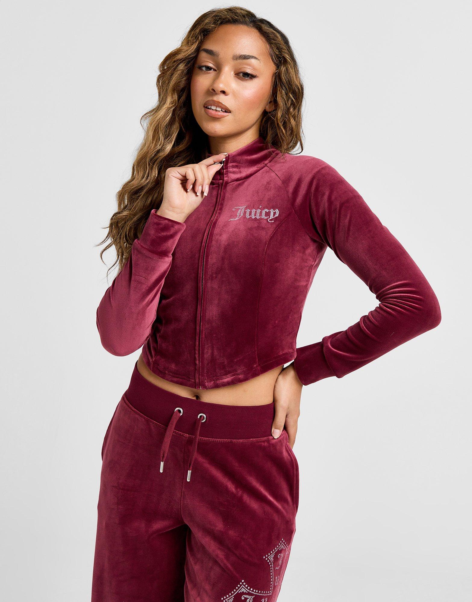 JUICY COUTURE Diamante Corset Track Top