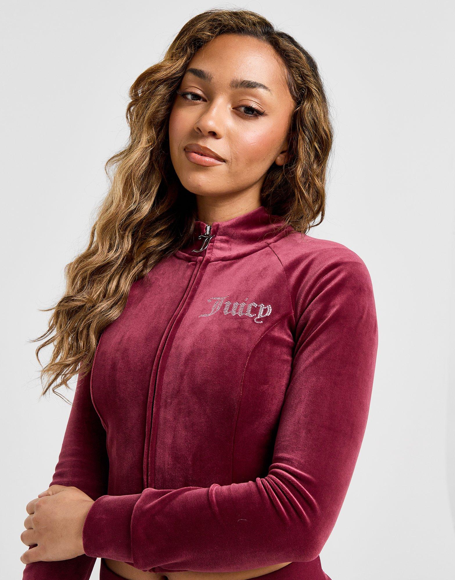 JUICY COUTURE Diamante Corset Track Top