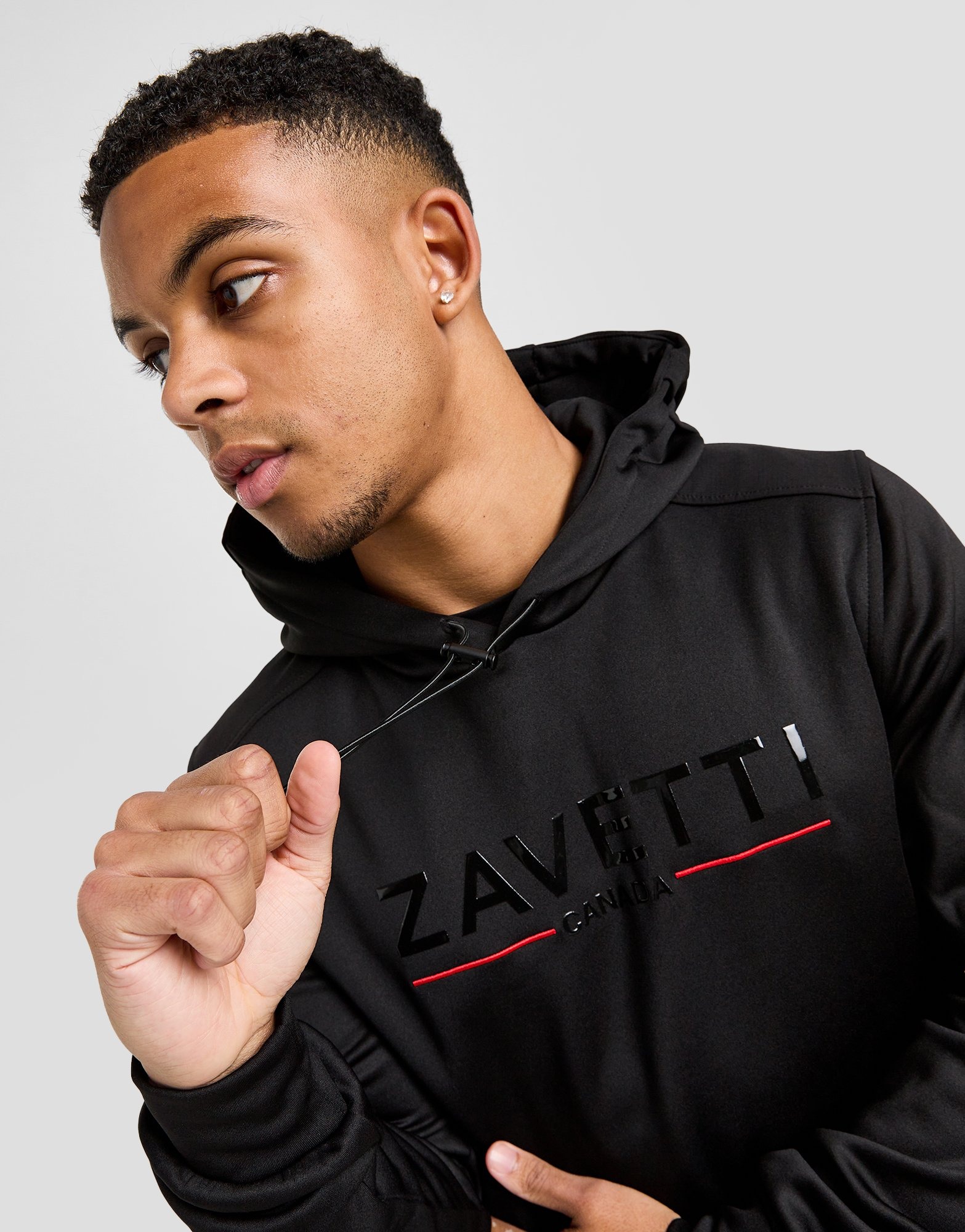 Black Zavetti Canada Daletto Hoodie JD Sports Ireland