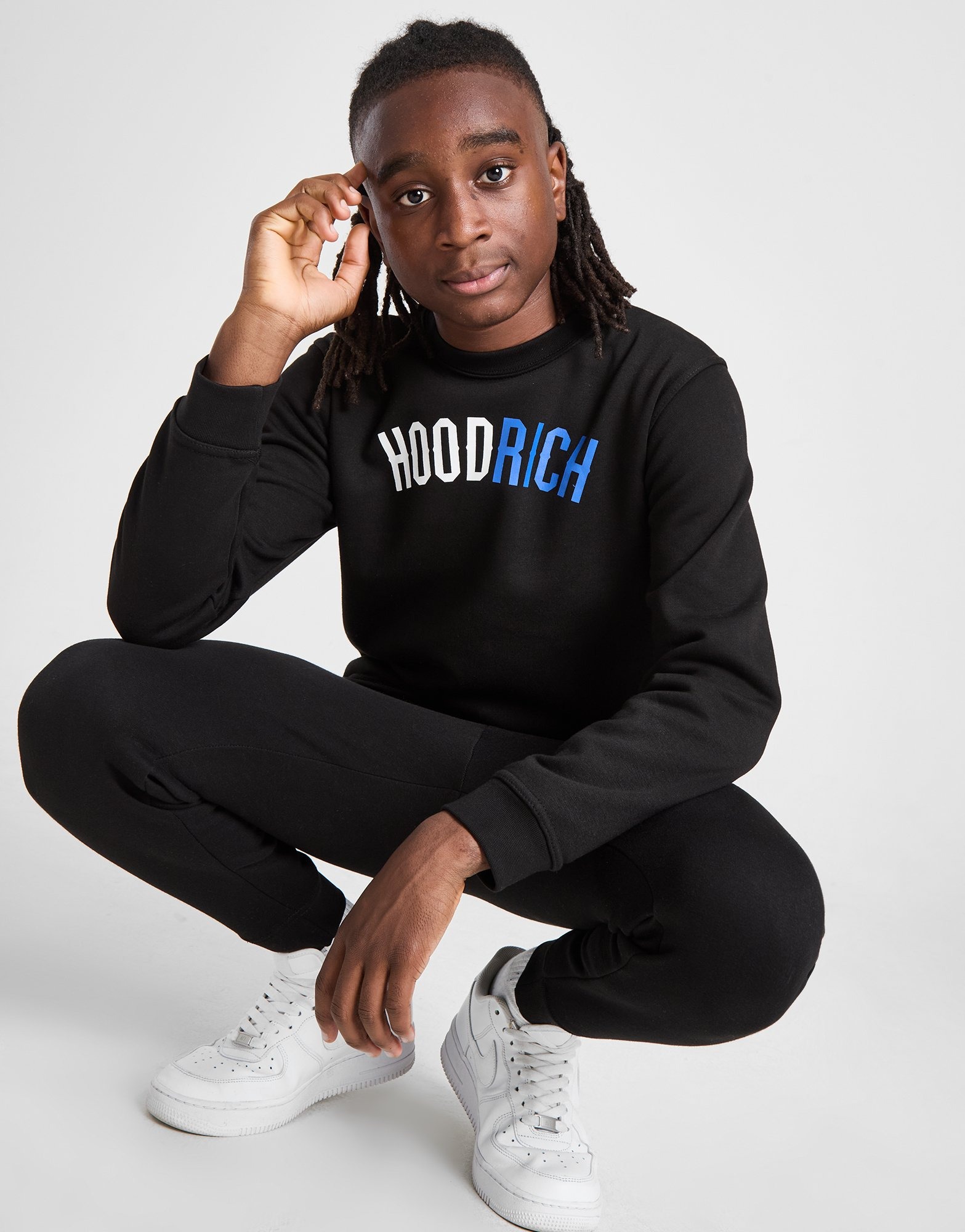 Black Hoodrich Enhance Tracksuit Junior JD Sports Ireland