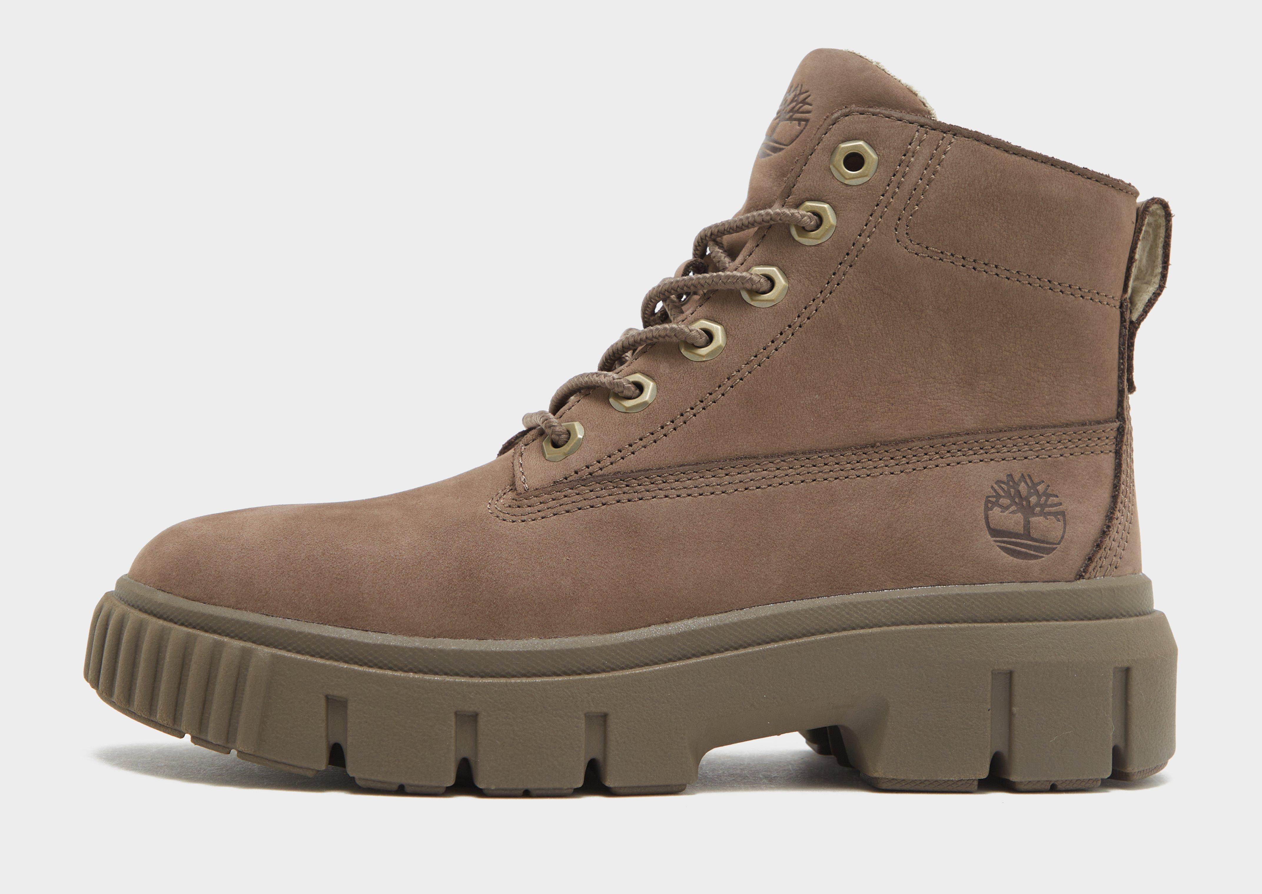 Brown timberland boots ladies on sale