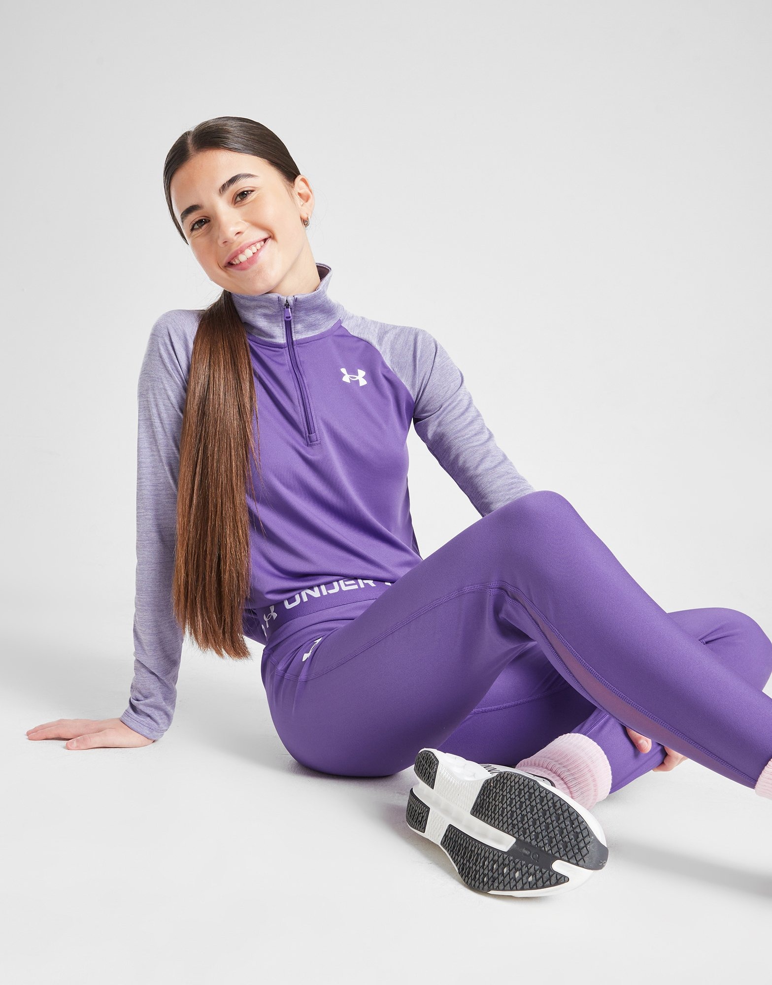 Under Armour Girls' HeatGear Armour Leggings Junior | JD Sports UK