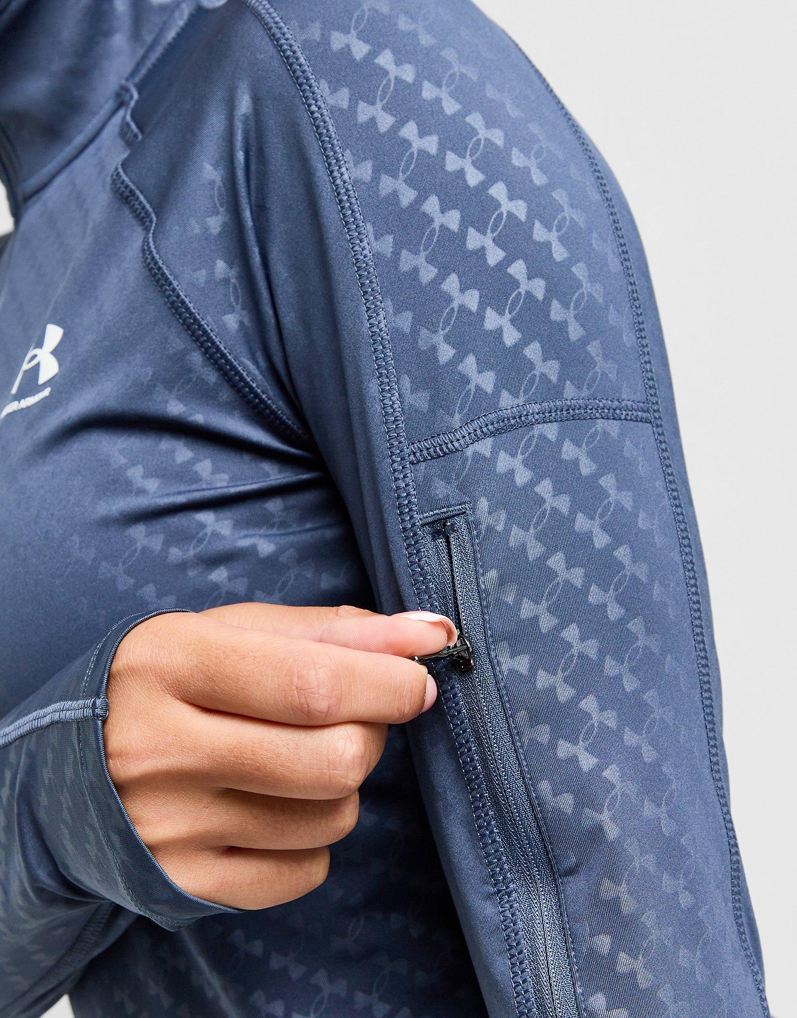 Under Armour Embossed All Over Print 1/2 Zip Top
