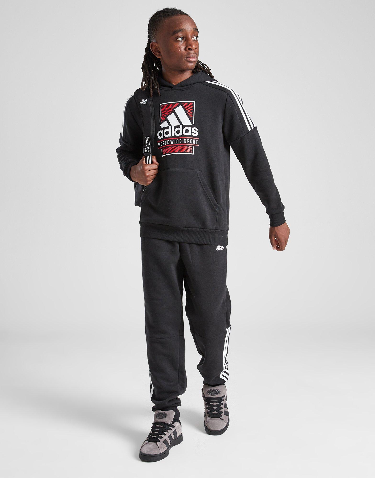 adidas Box Logo Trainingsanzug Kinder