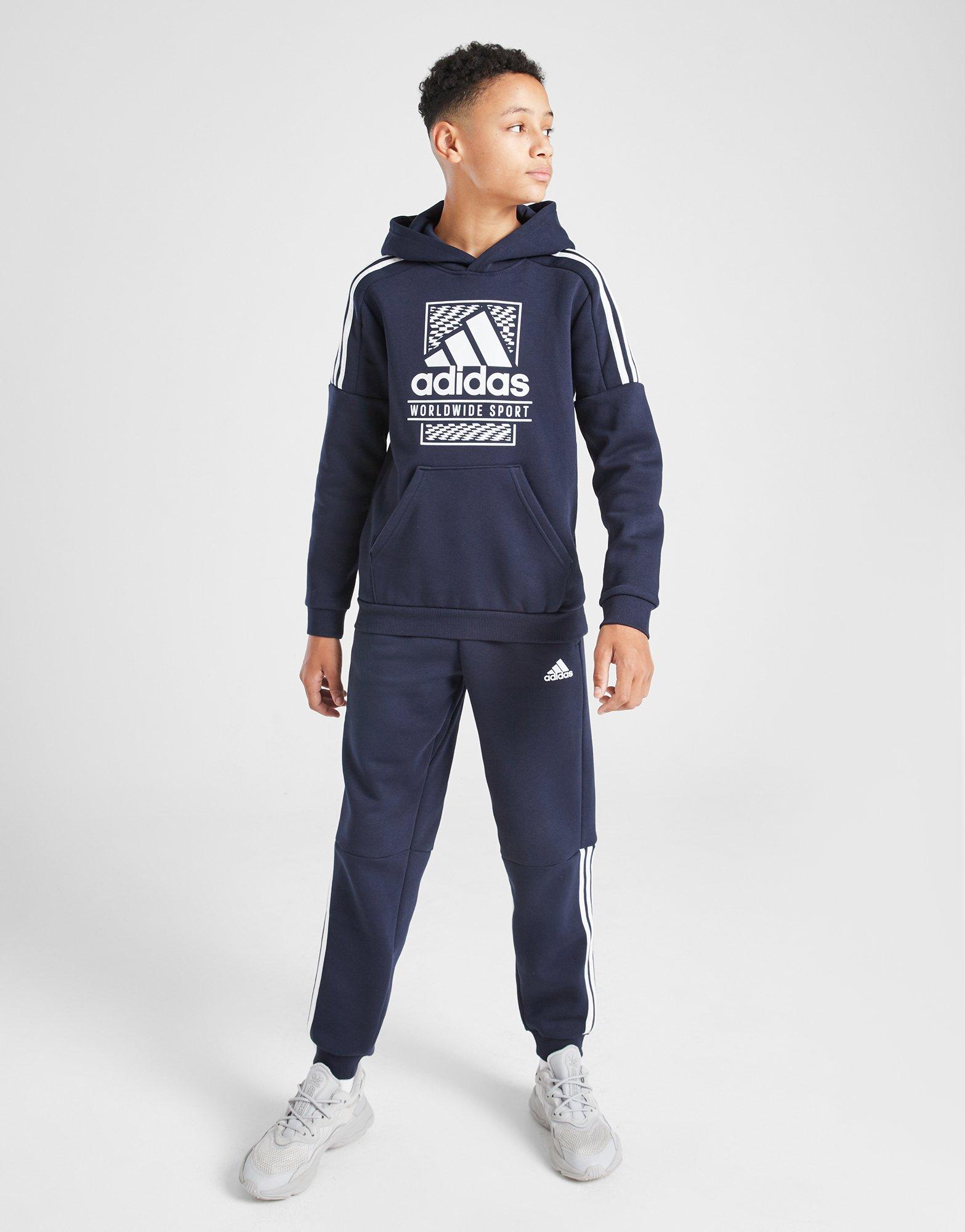 adidas Box Logo Hoodie Junior