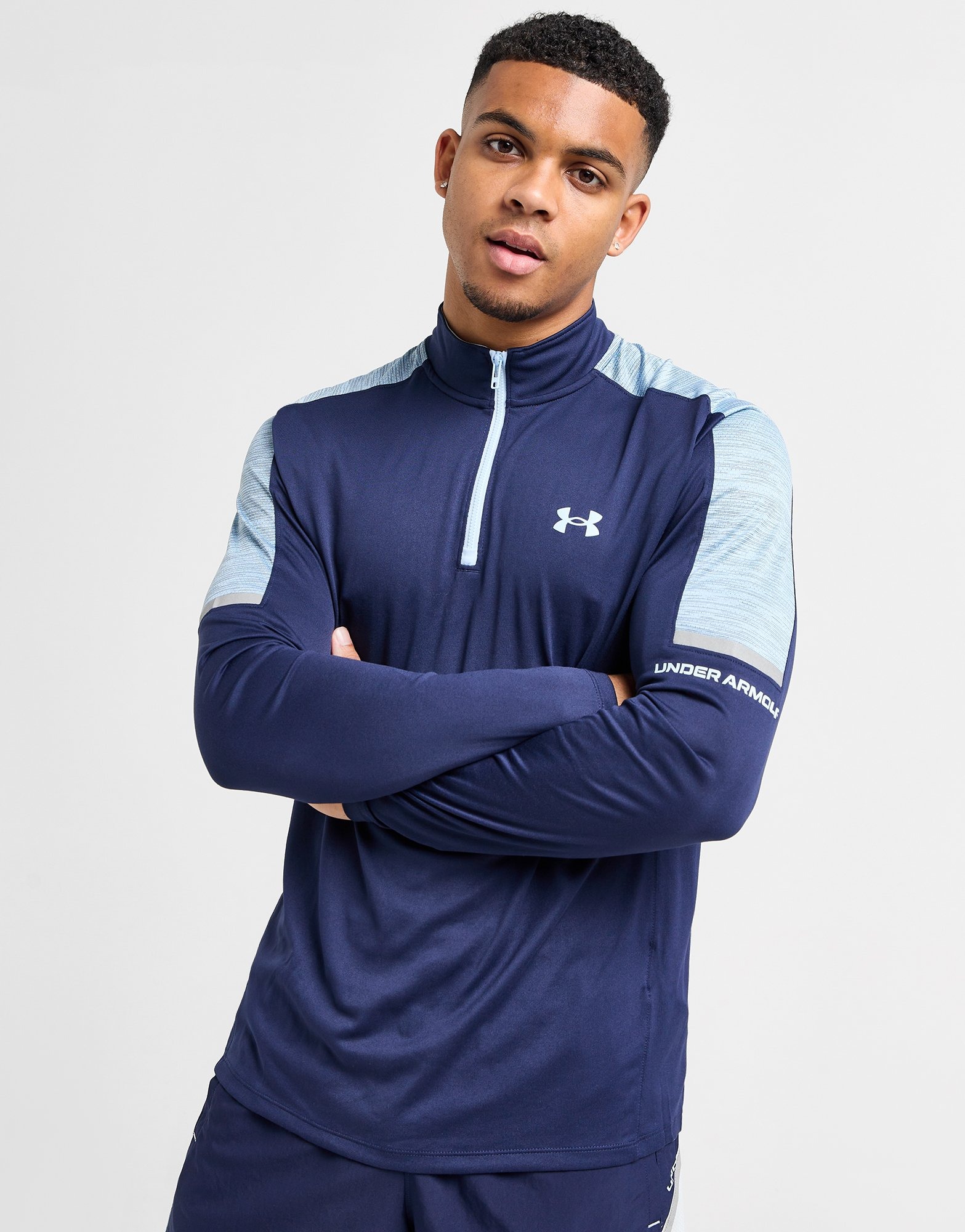 Under Armour Tech 1 4 Zip Top Blau JD Sports Deutschland