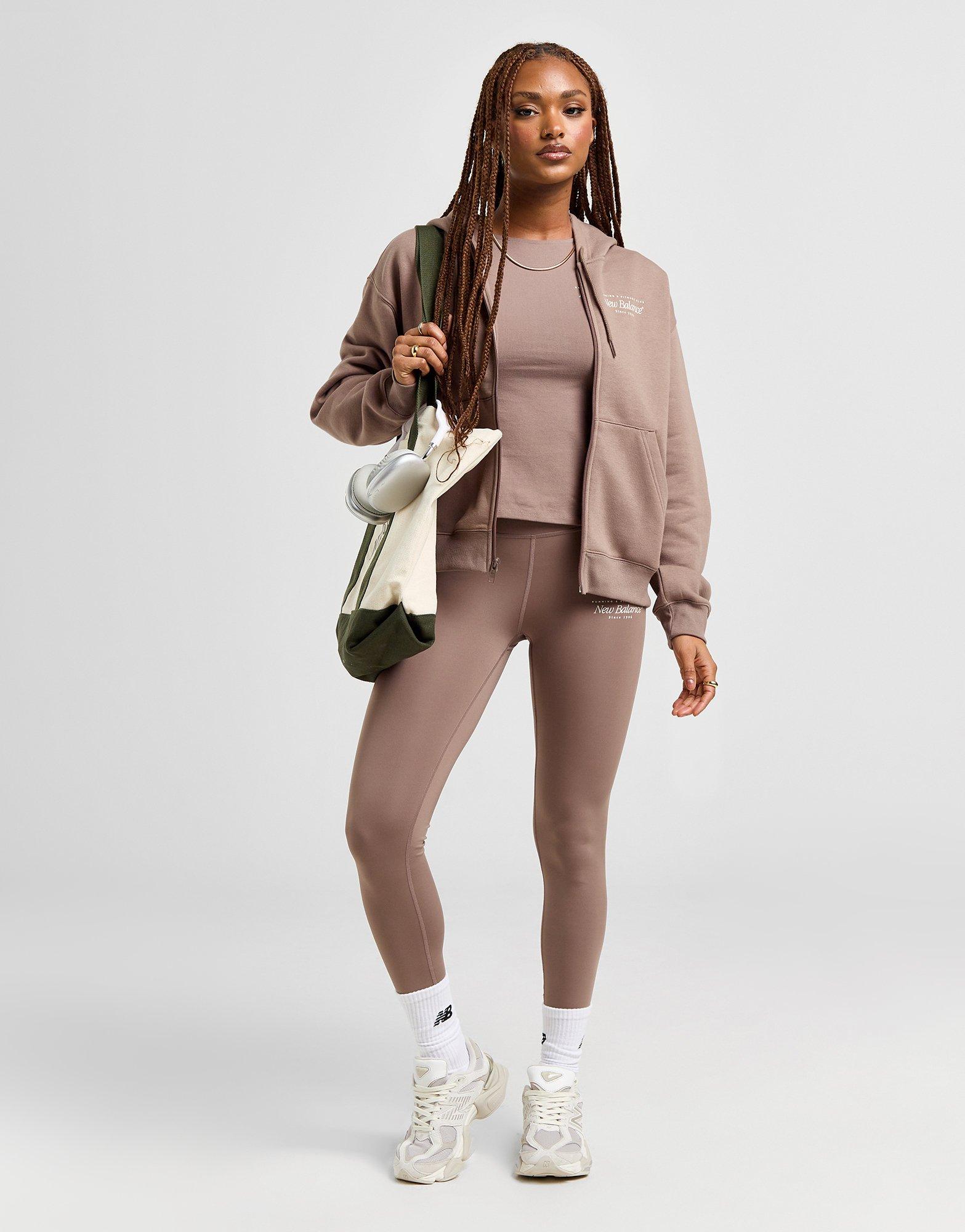 New Balance Sweat à Capuche Double Script Femme