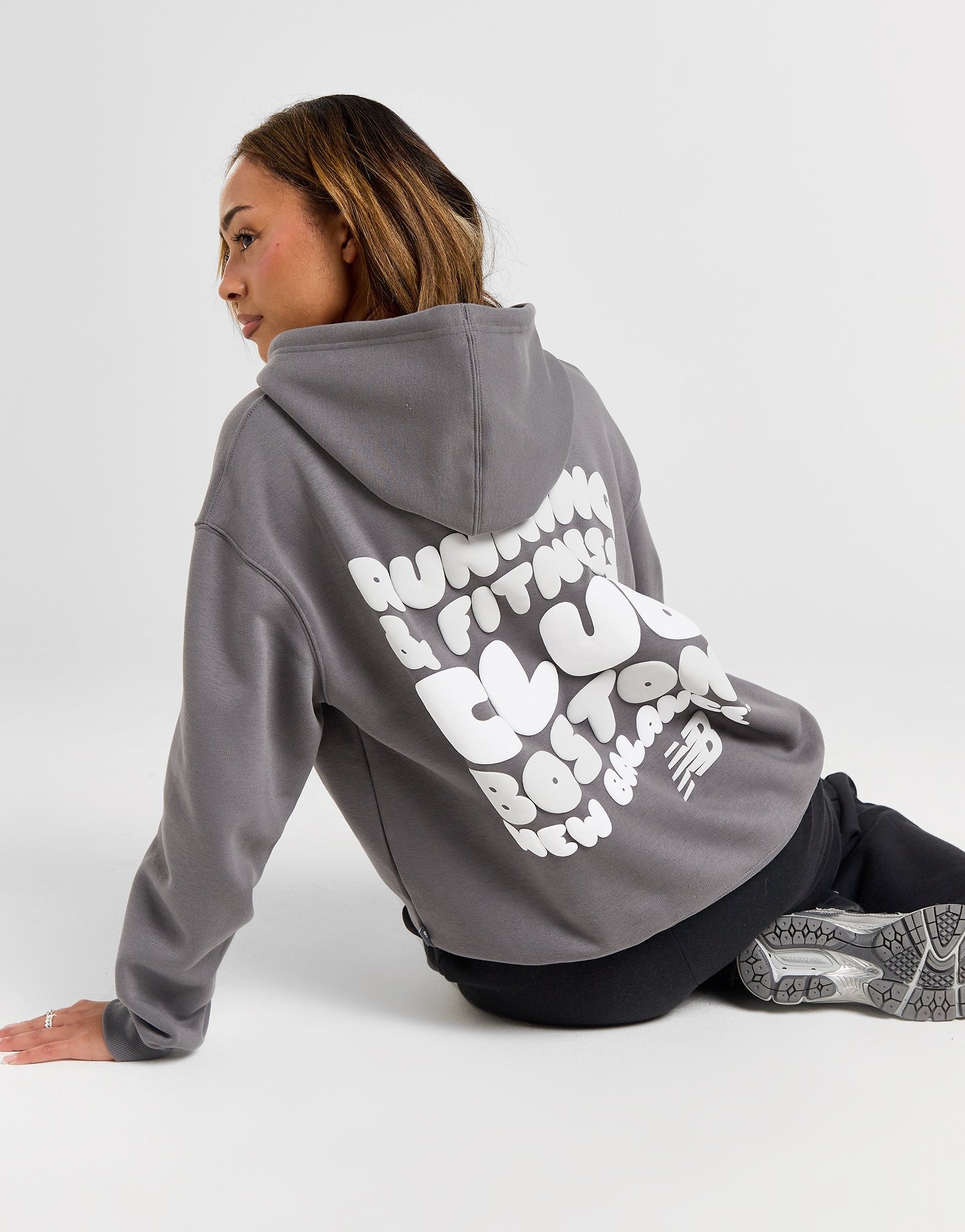 Grey New Balance Fitness Club Hoodie JD Sports Global