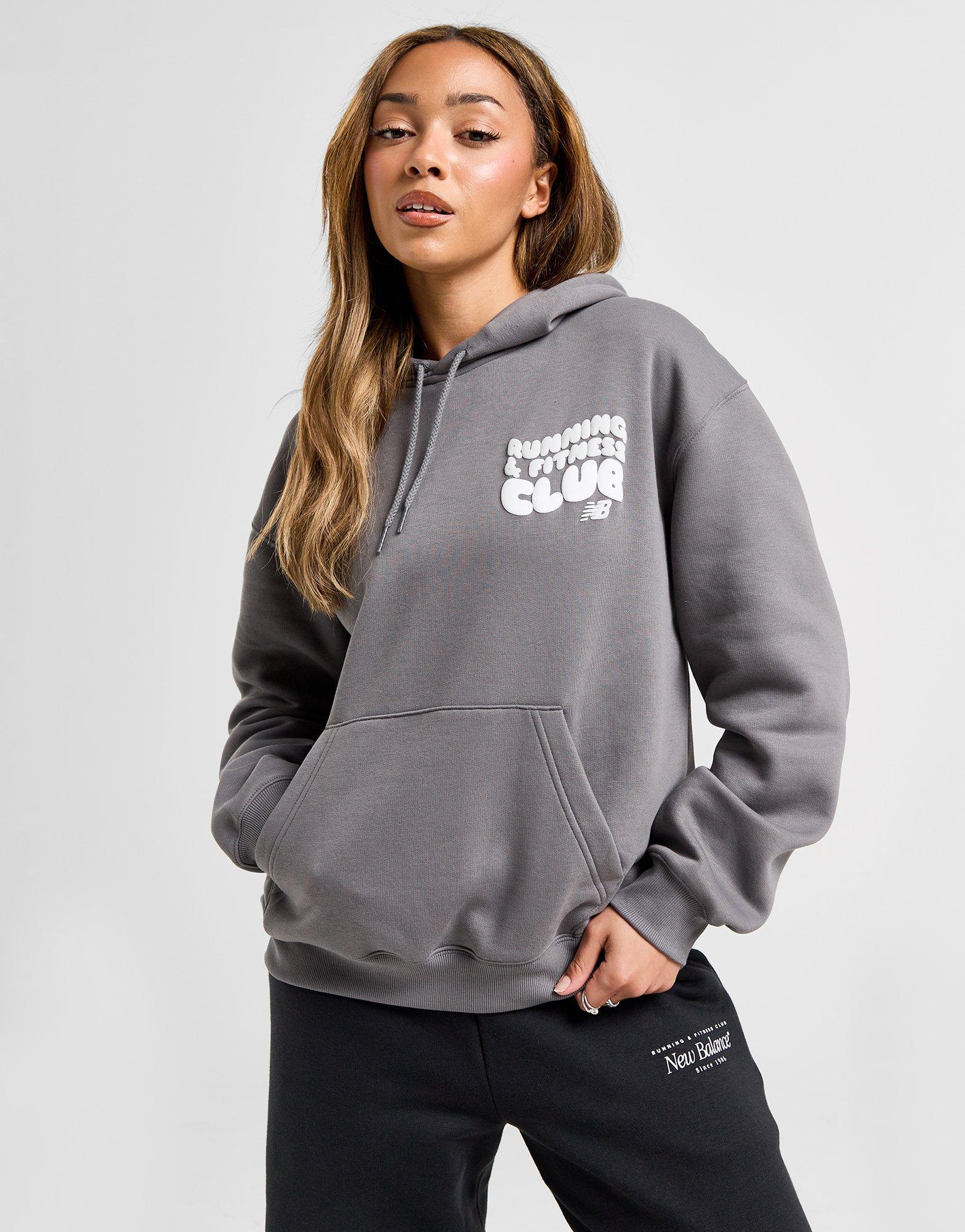 Grey New Balance Fitness Club Hoodie - JD Sports Global