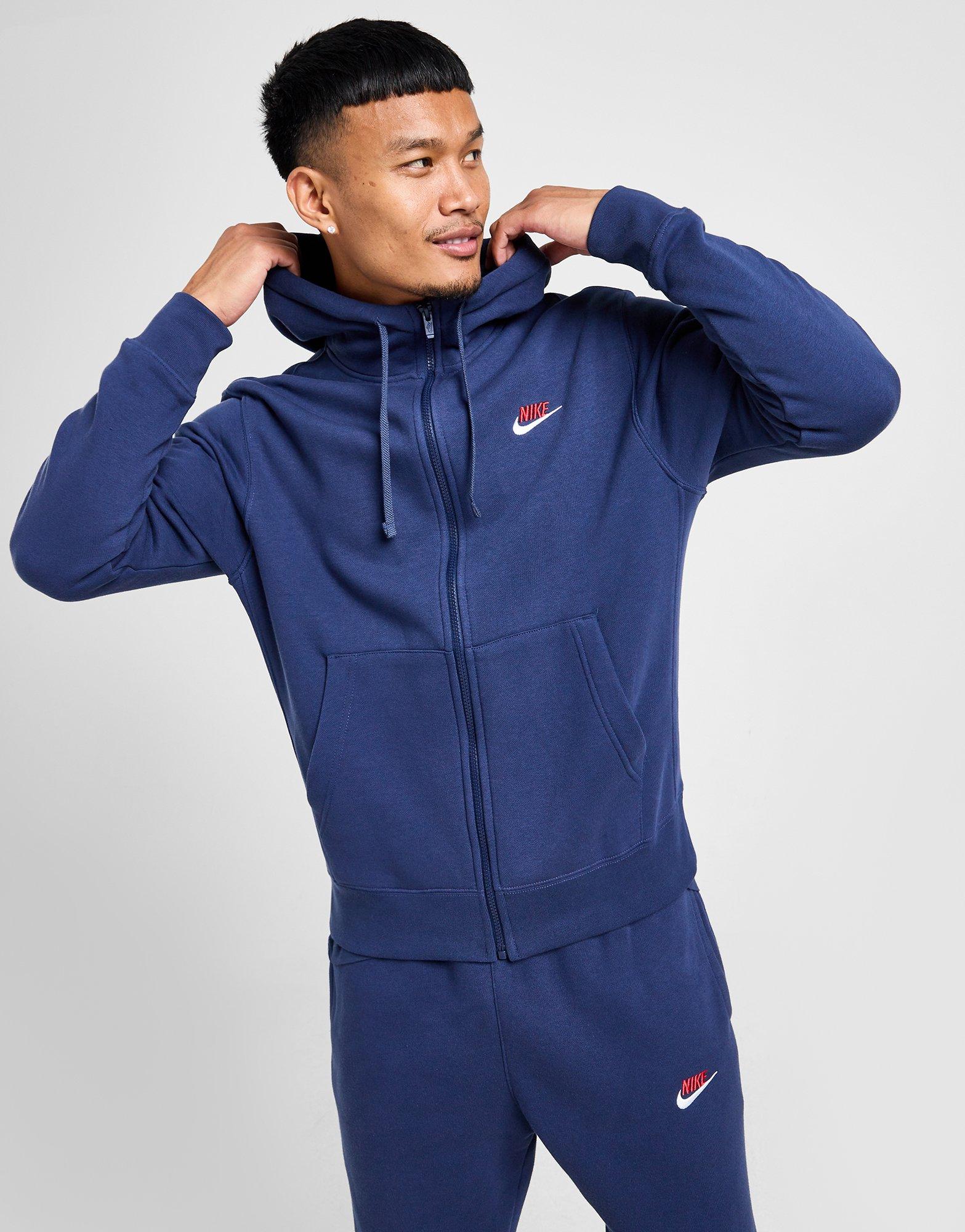 Nike foundation hoodie blue sale