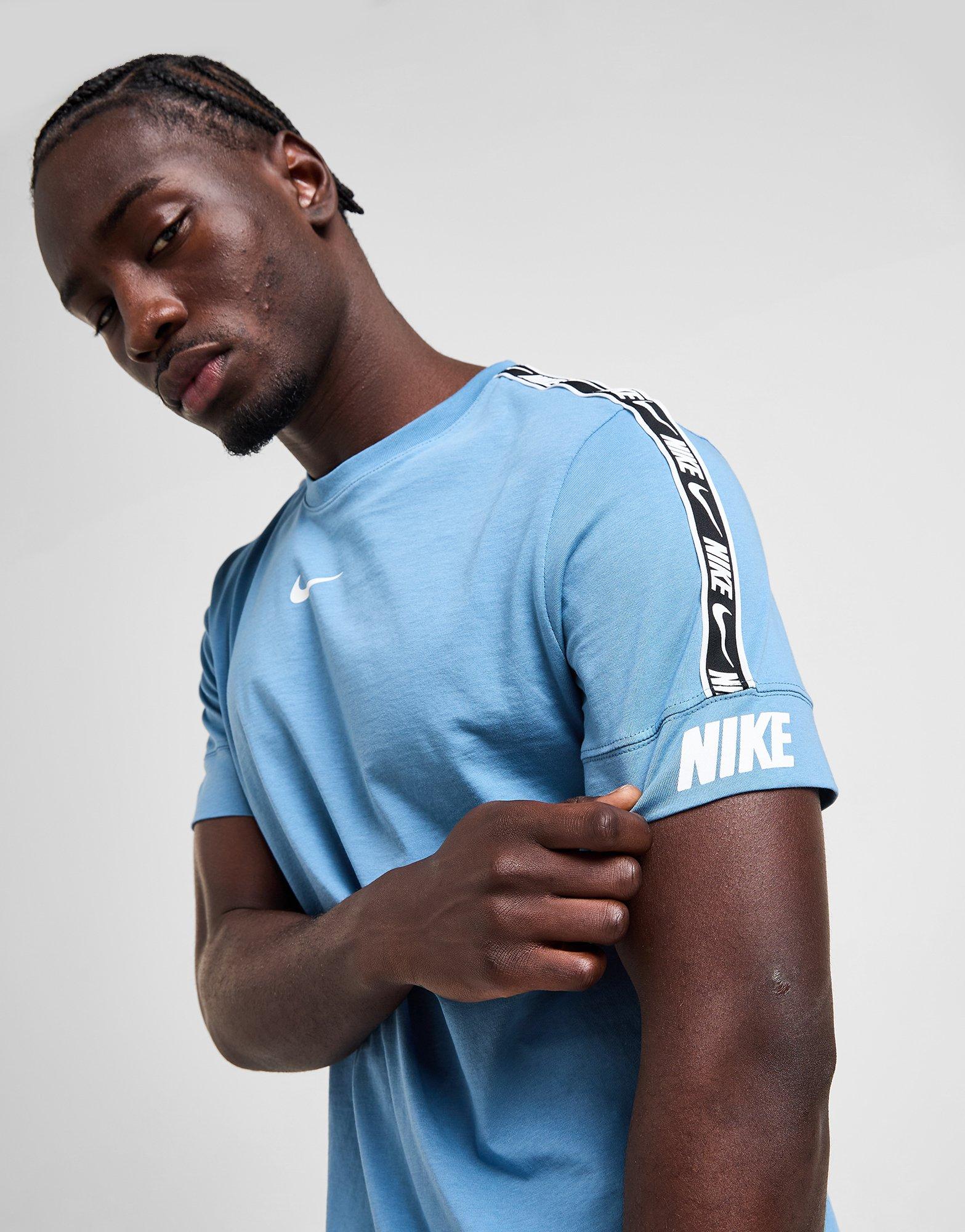 Nike T shirt Repeat Tape Homme Bleu JD Sports France