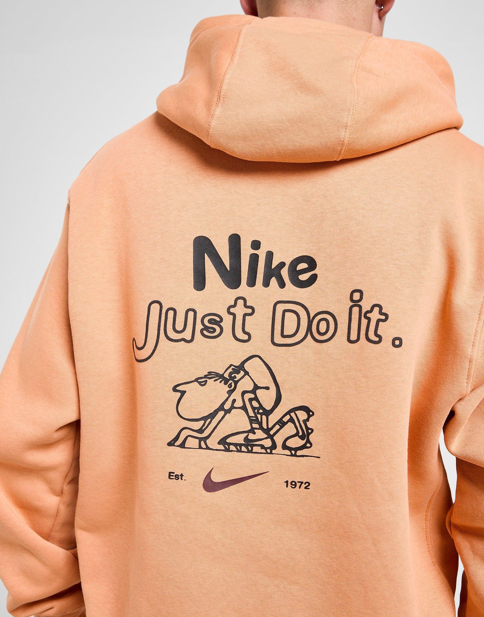 Brown Nike Just Do It Overhead Hoodie JD Sports NZ