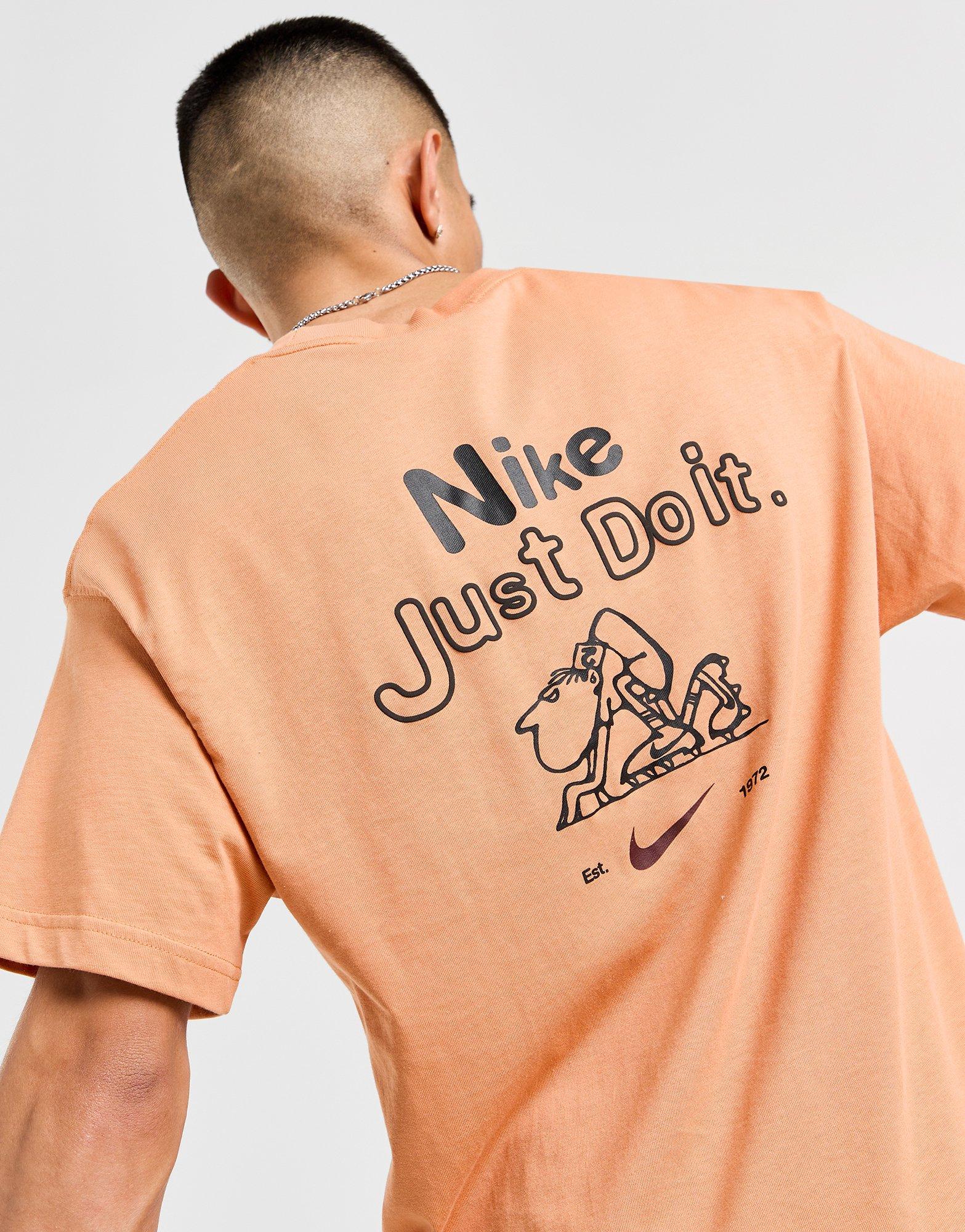 Nike Just Do It T Shirt Orange JD Sports Osterreich