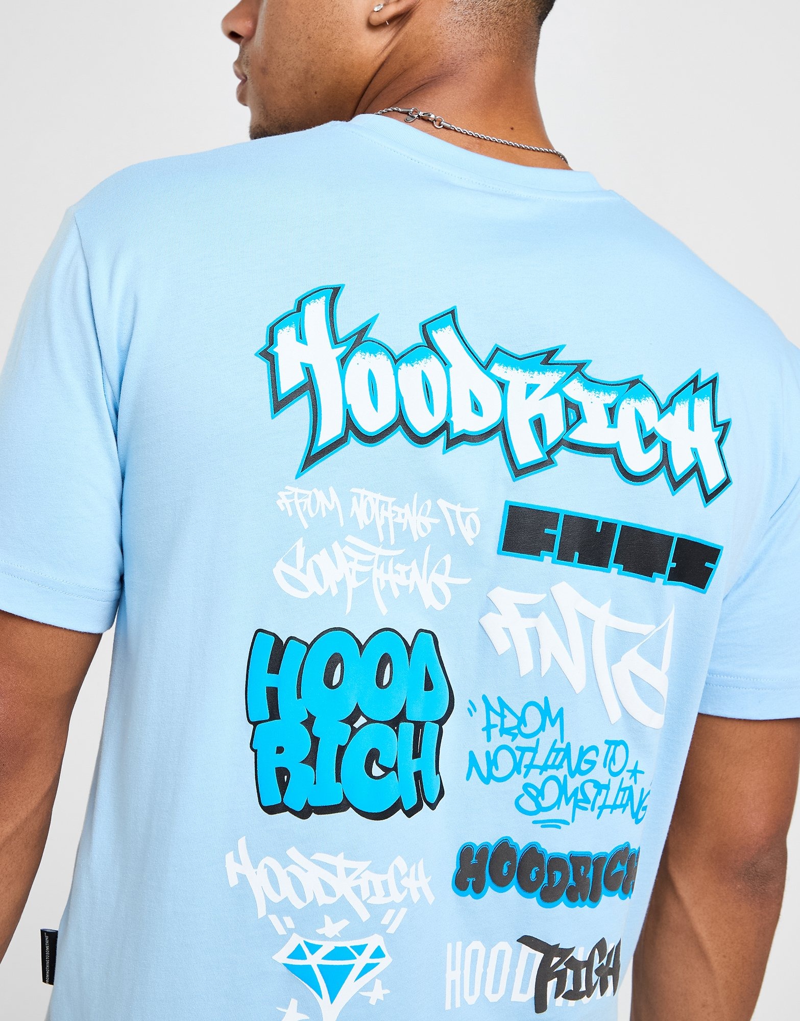 Blue Hoodrich Graffiti T Shirt JD Sports Ireland