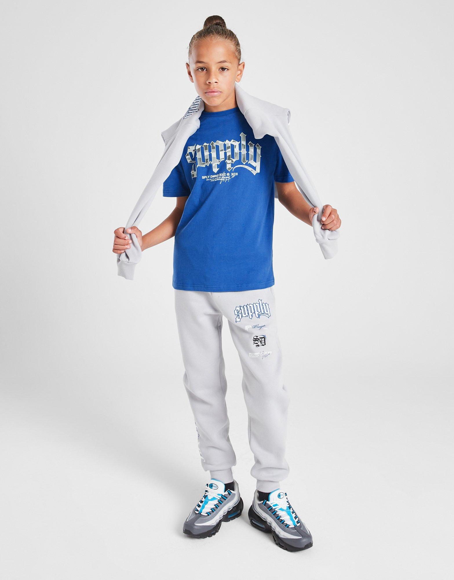 Junior Clothing Jd Sports Boys Tops Blue Supply Demand Hydro T
