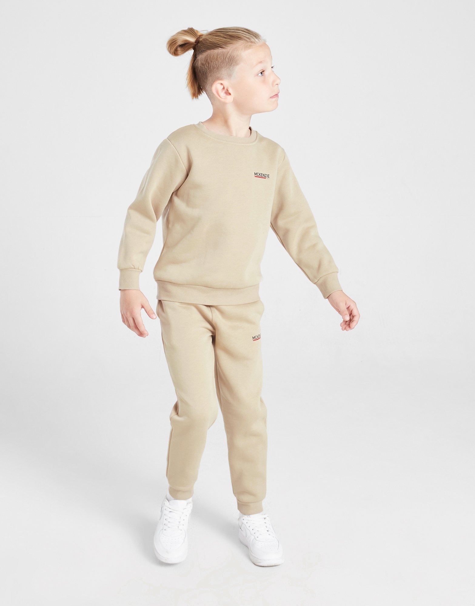 Brown McKenzie Essential Crew Tracksuit Children JD Sports NZ