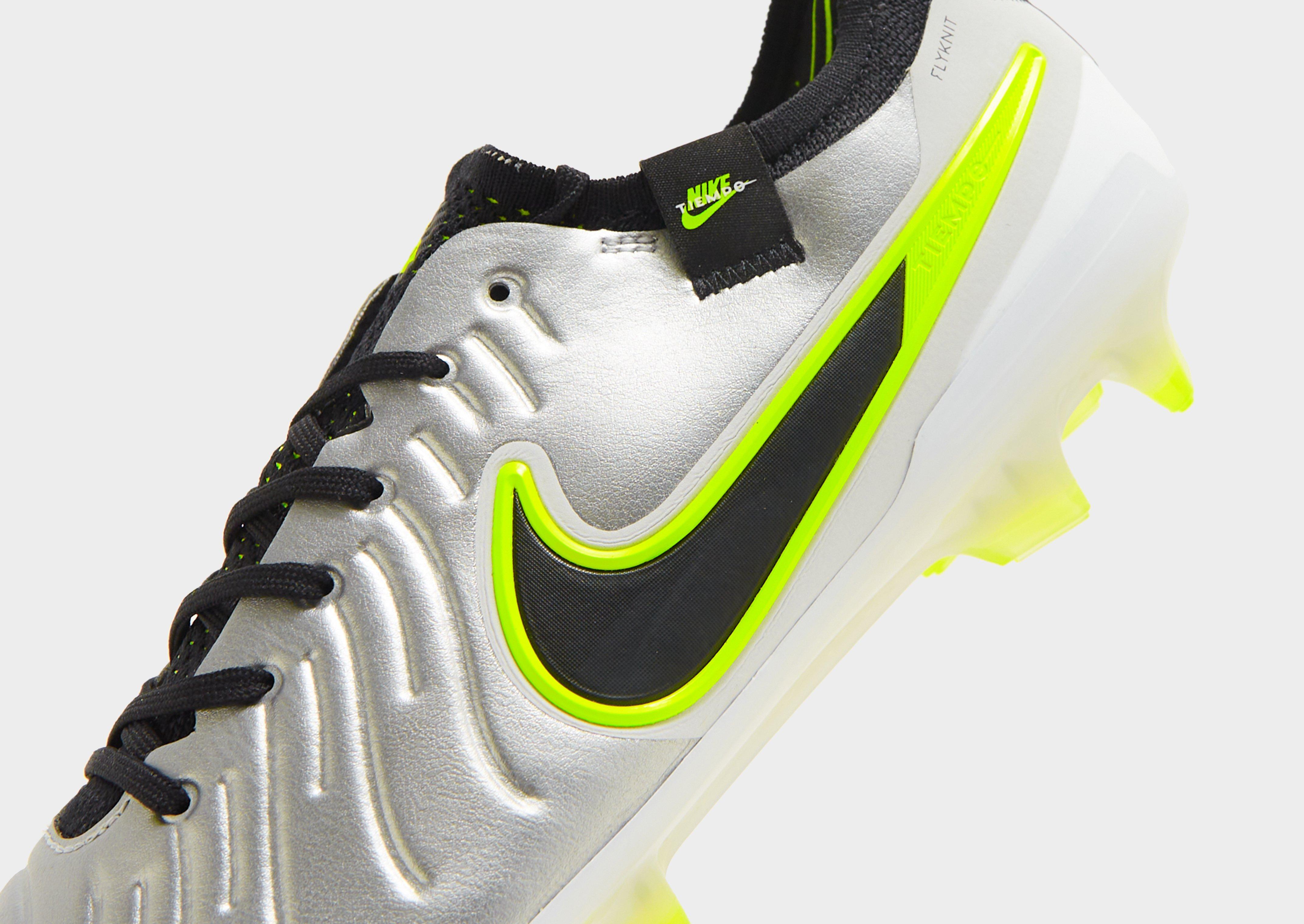 Grey Nike Tiempo Legend 10 Elite FG - JD Sports Global