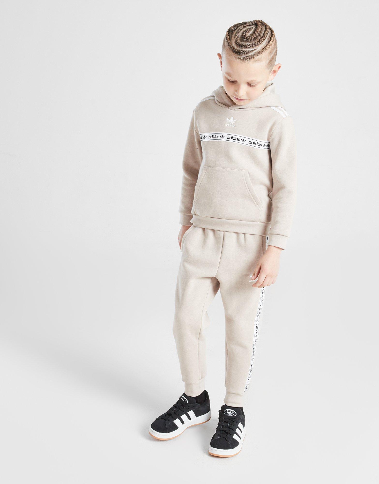 adidas Originals Tape Overhead Hooded Set Children