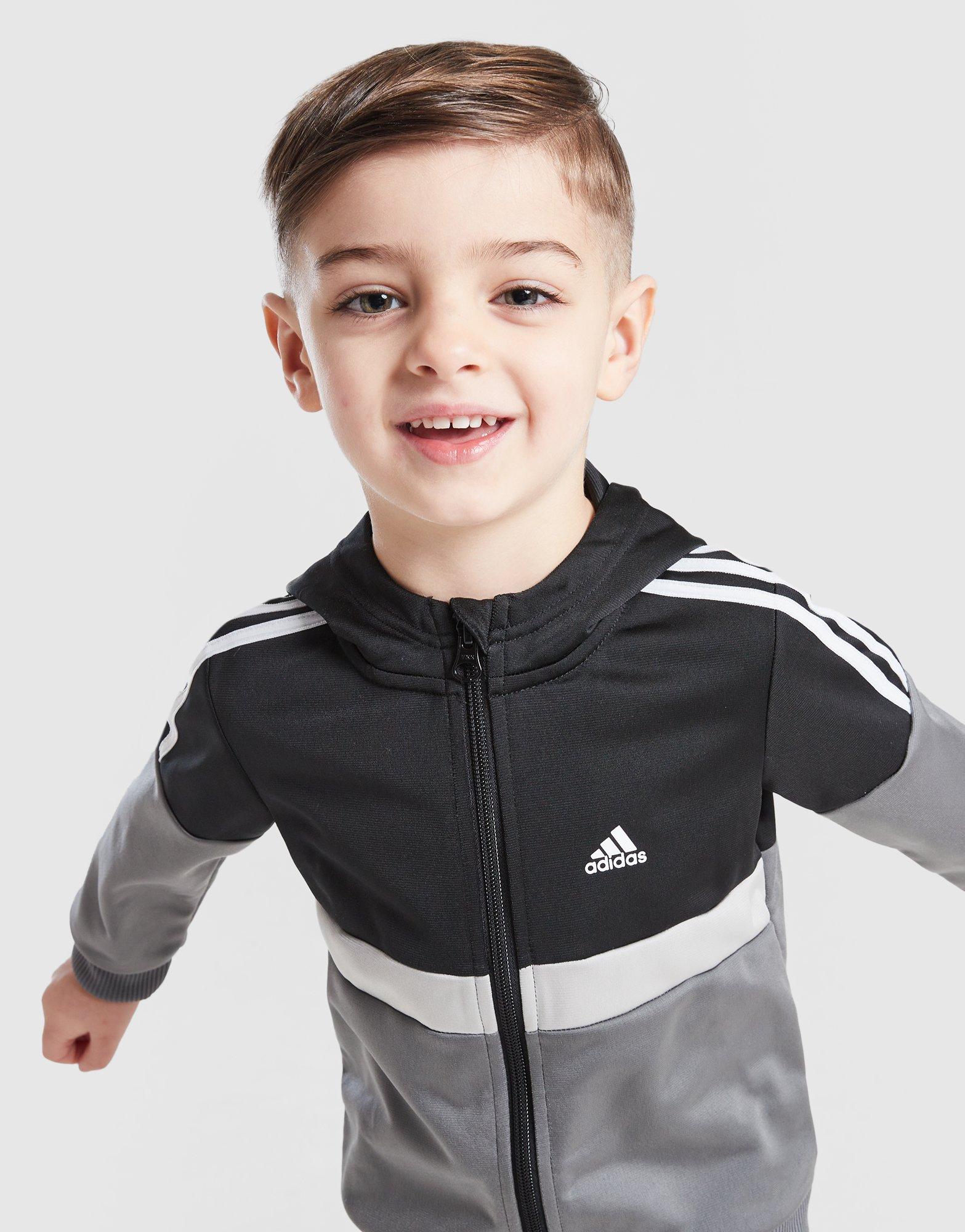 adidas Badge of Sport Poly Full Zip Tracksuit Infant