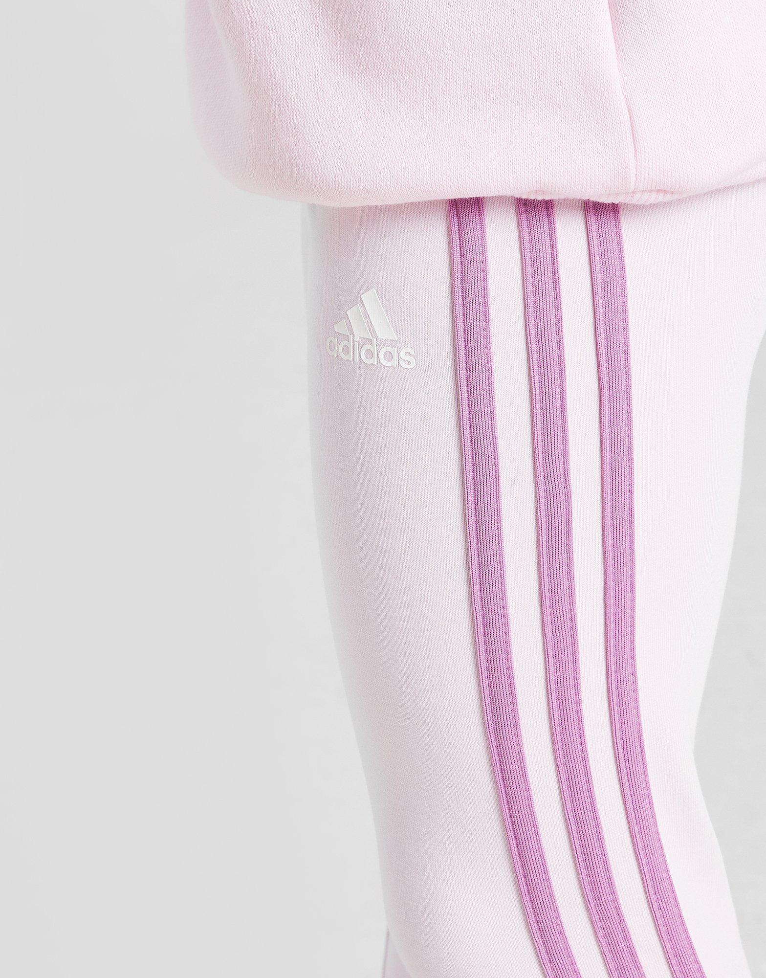 adidas Girls' Linear Colour Block Crew Tracksuit Infant