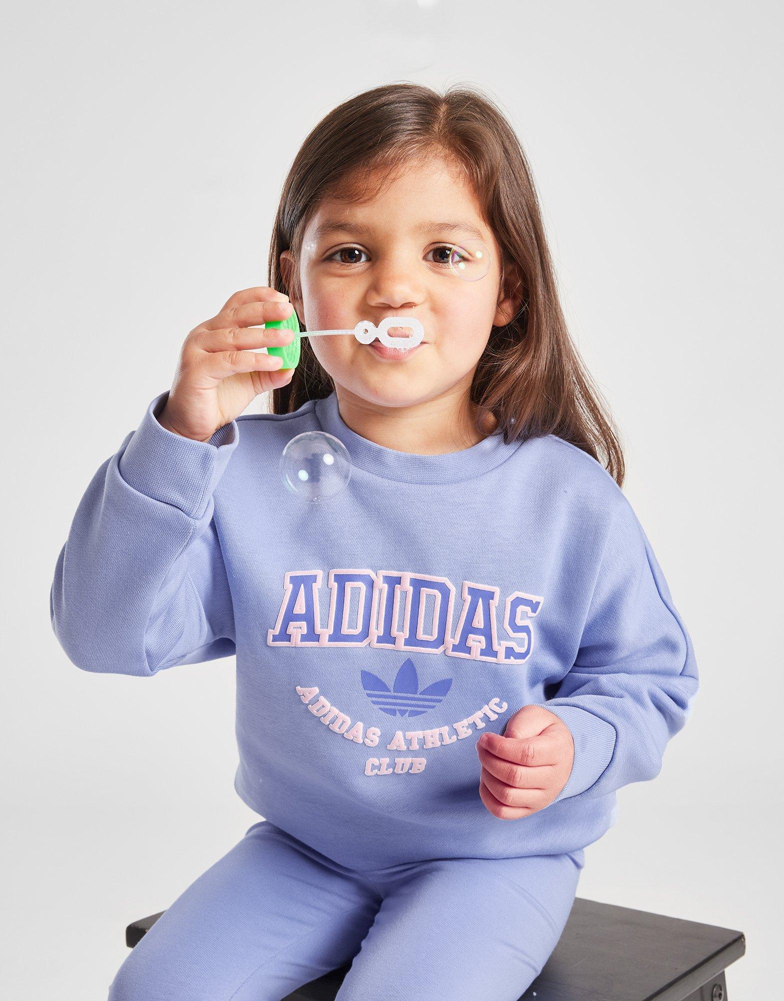 adidas Originals Completo Felpa Varsity Crew/Leggings Neonati