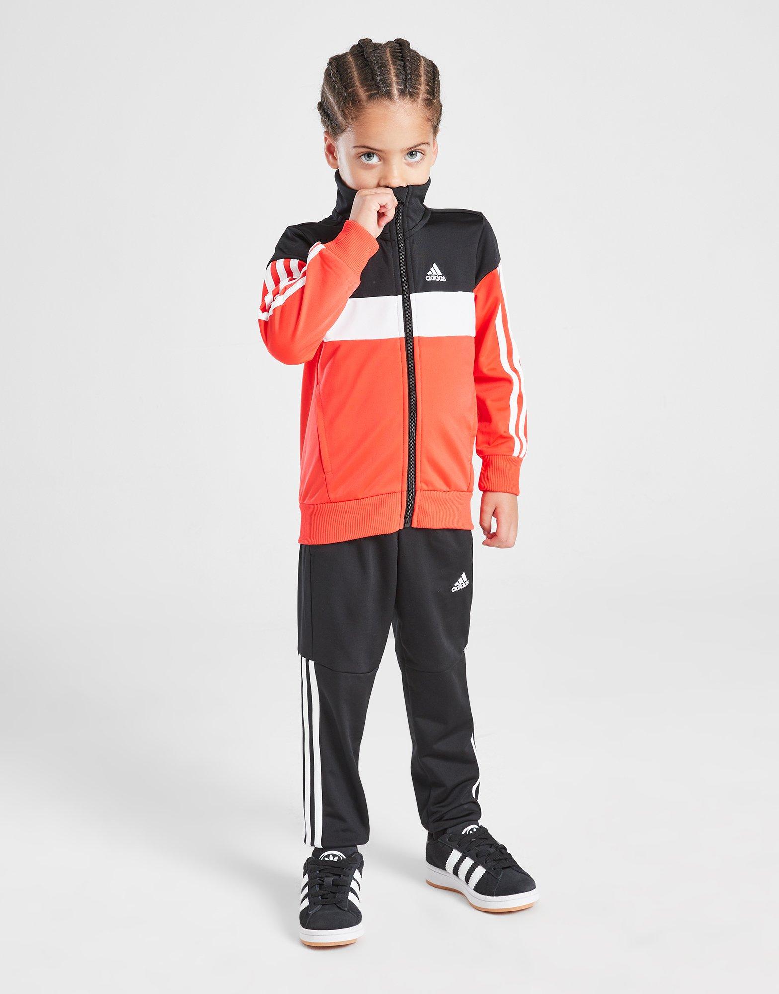 adidas 3-Stripes Tiberio Poly Tracksuit Children