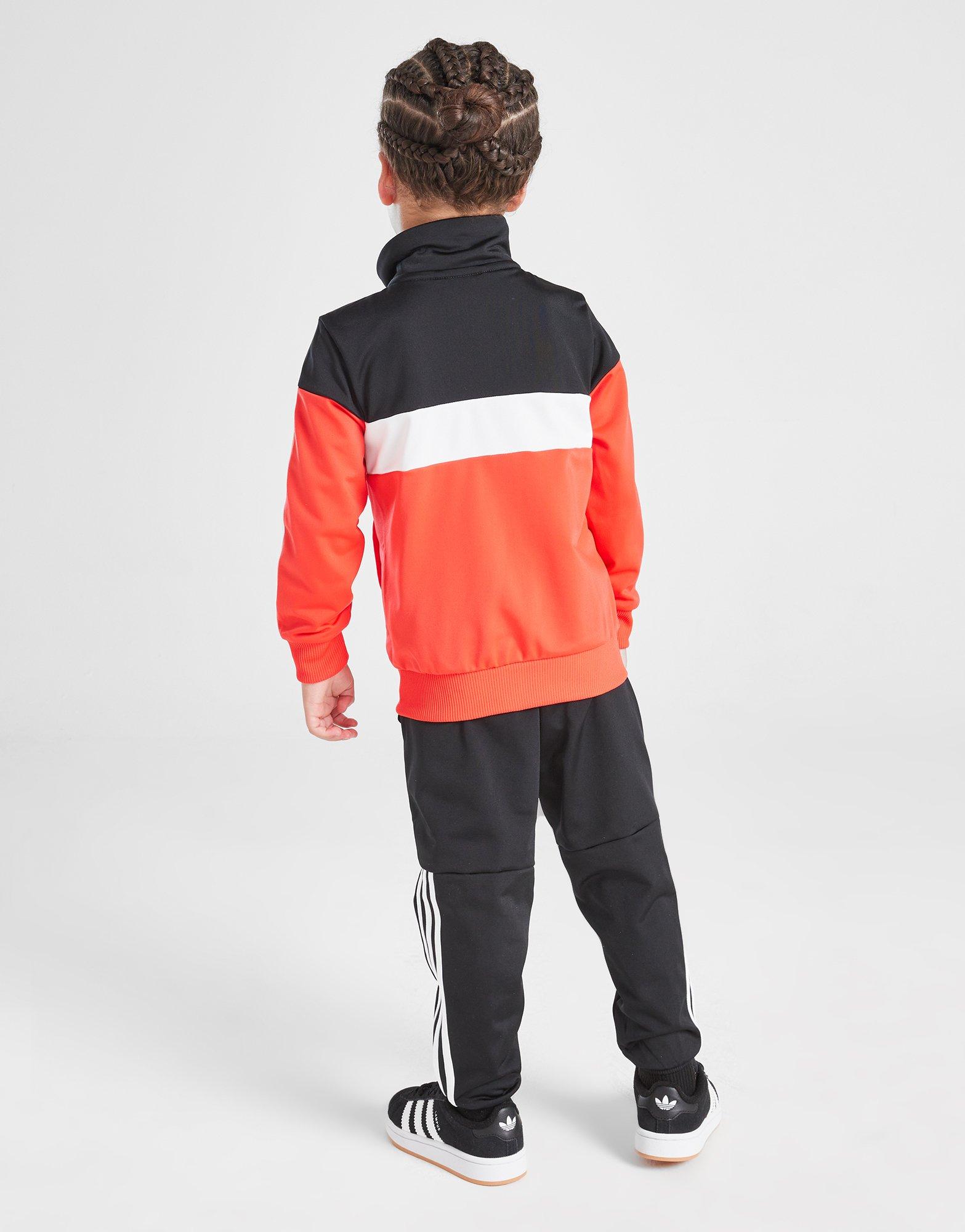 adidas 3-Stripes Tiberio Poly Tracksuit Children