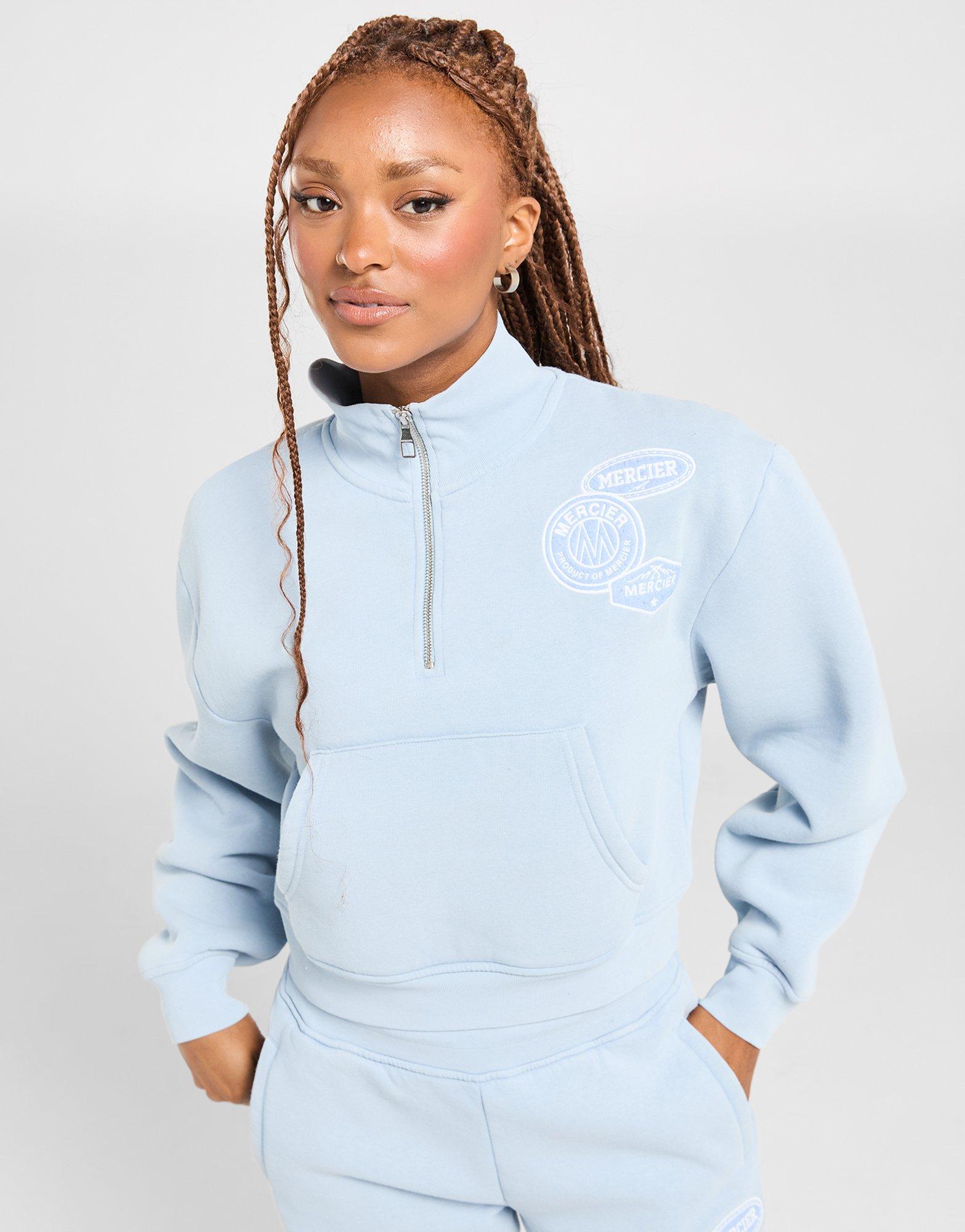 MERCIER Sweat OG Badge Washed Zippé Femme