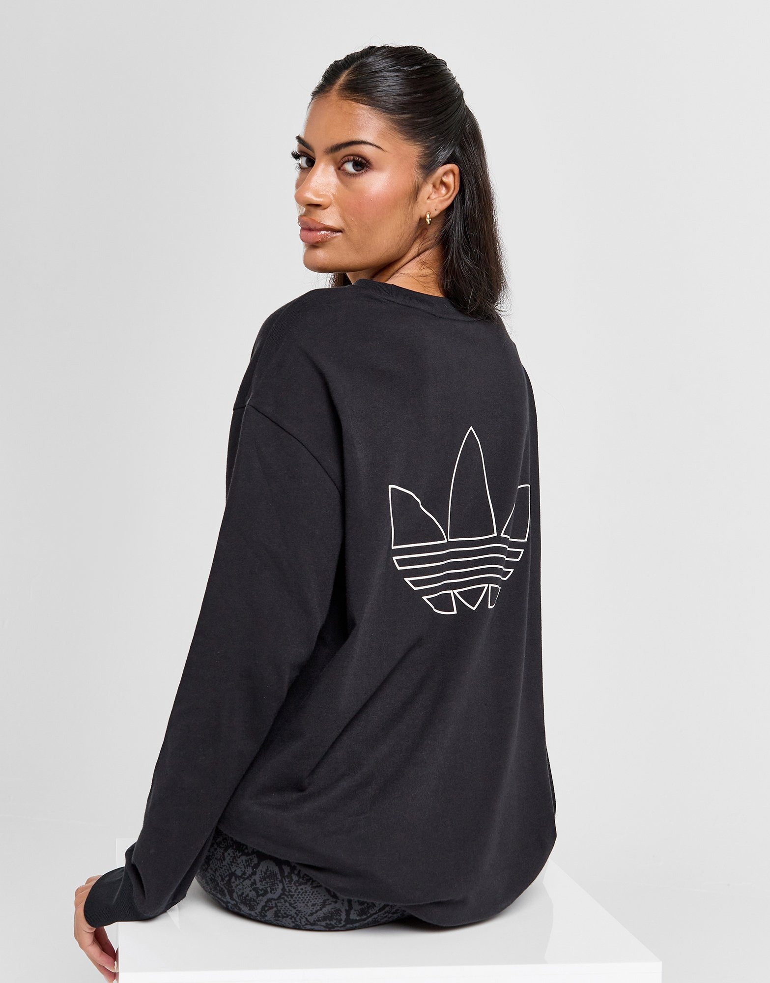 adidas Originals Shine Boyfriend Long Sleeve T Shirt