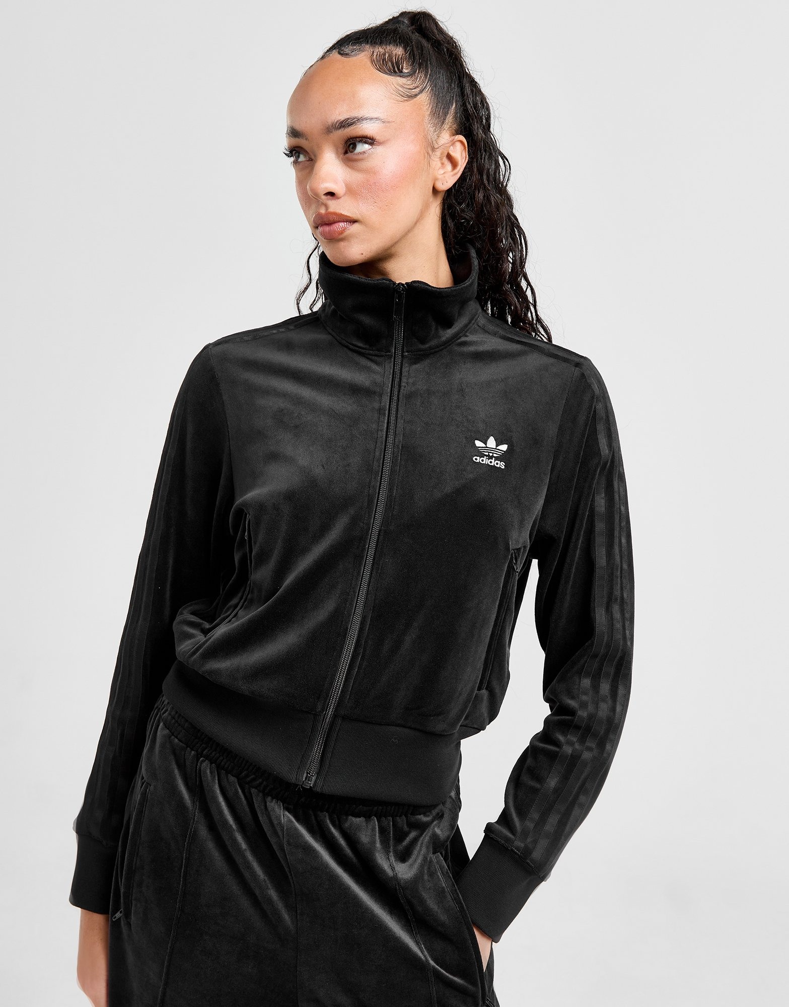 adidas Originals Velour Firebird Trainingsoberteil Schwarz JD Sports Deutschland