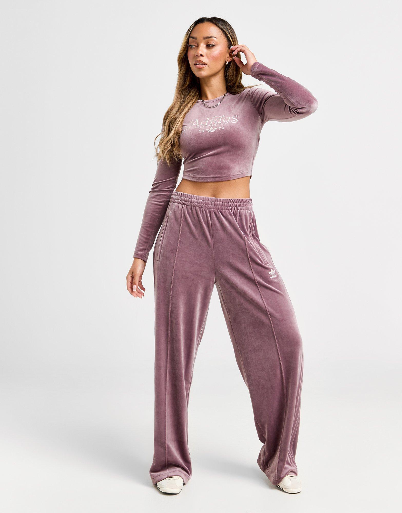 adidas Originals Velour Swirl Long Sleeve Top
