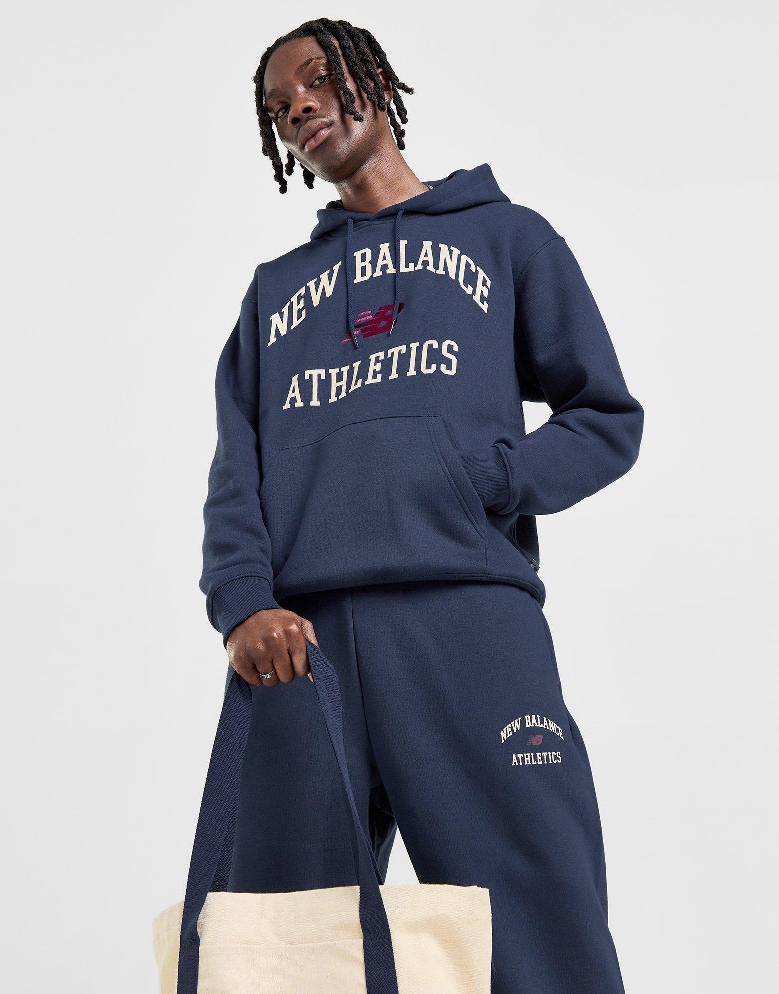 New Balance Felpa con Cappuccio Collegiate