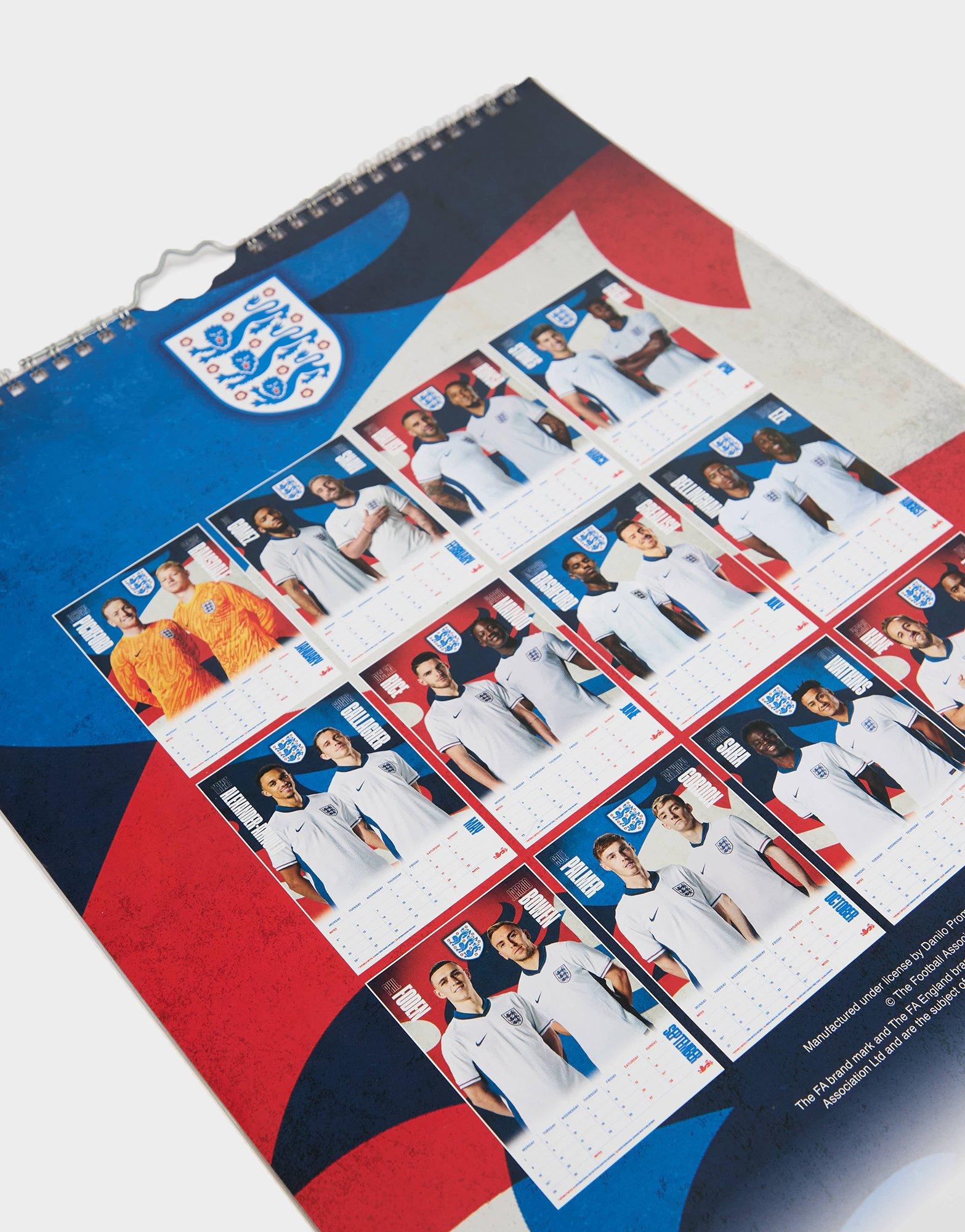 Official Team England Men's 2025 Calendar