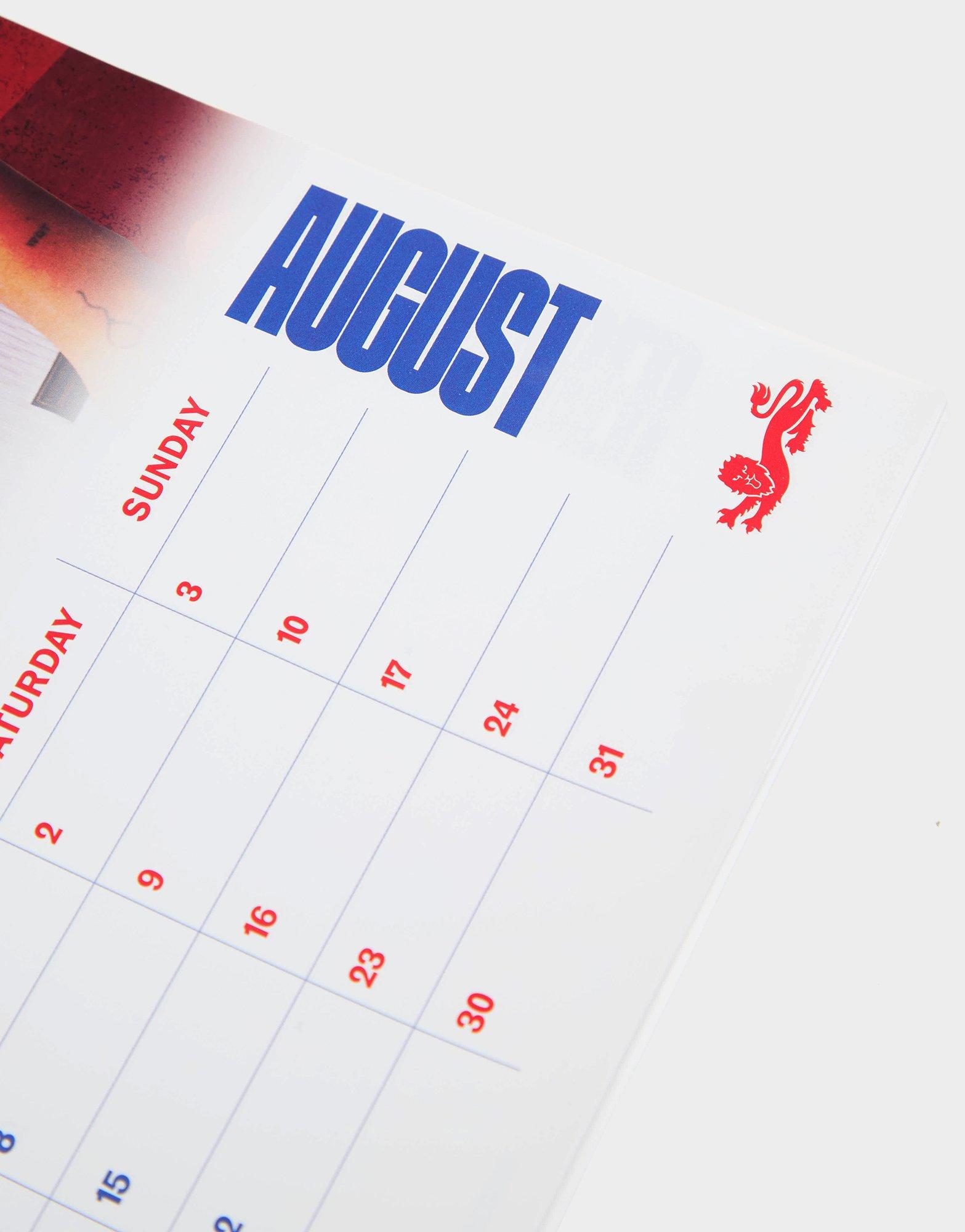 White Official Team England Lionesses 2025 Calendar JD Sports UK