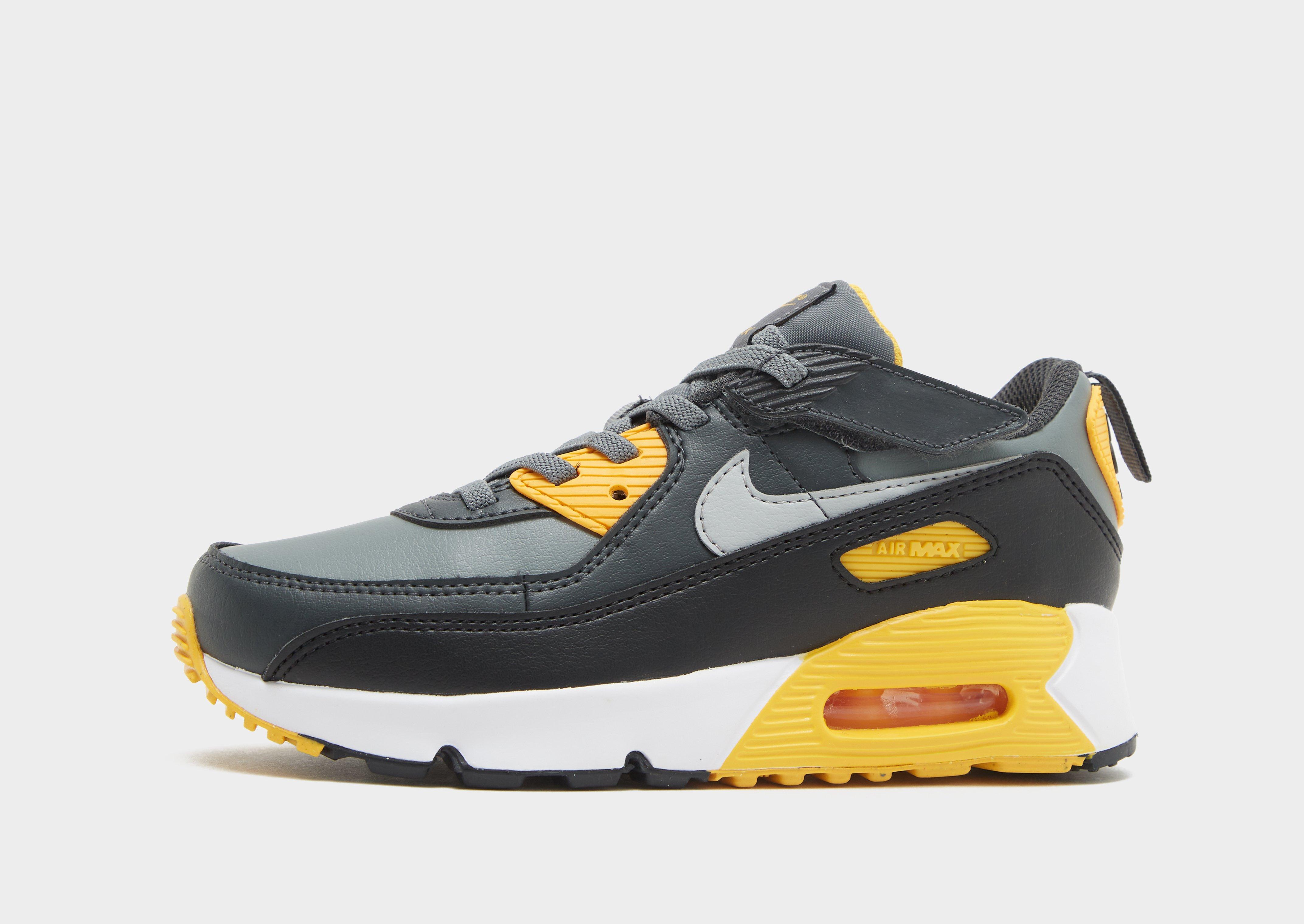 Nike air max 90 black red yellow best sale