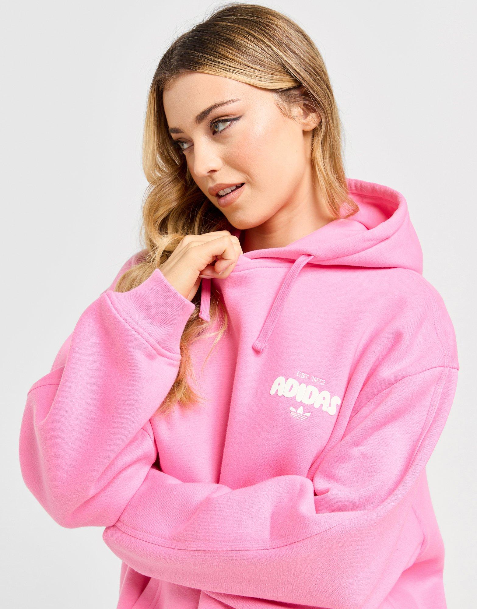 Jd pink adidas hoodie store