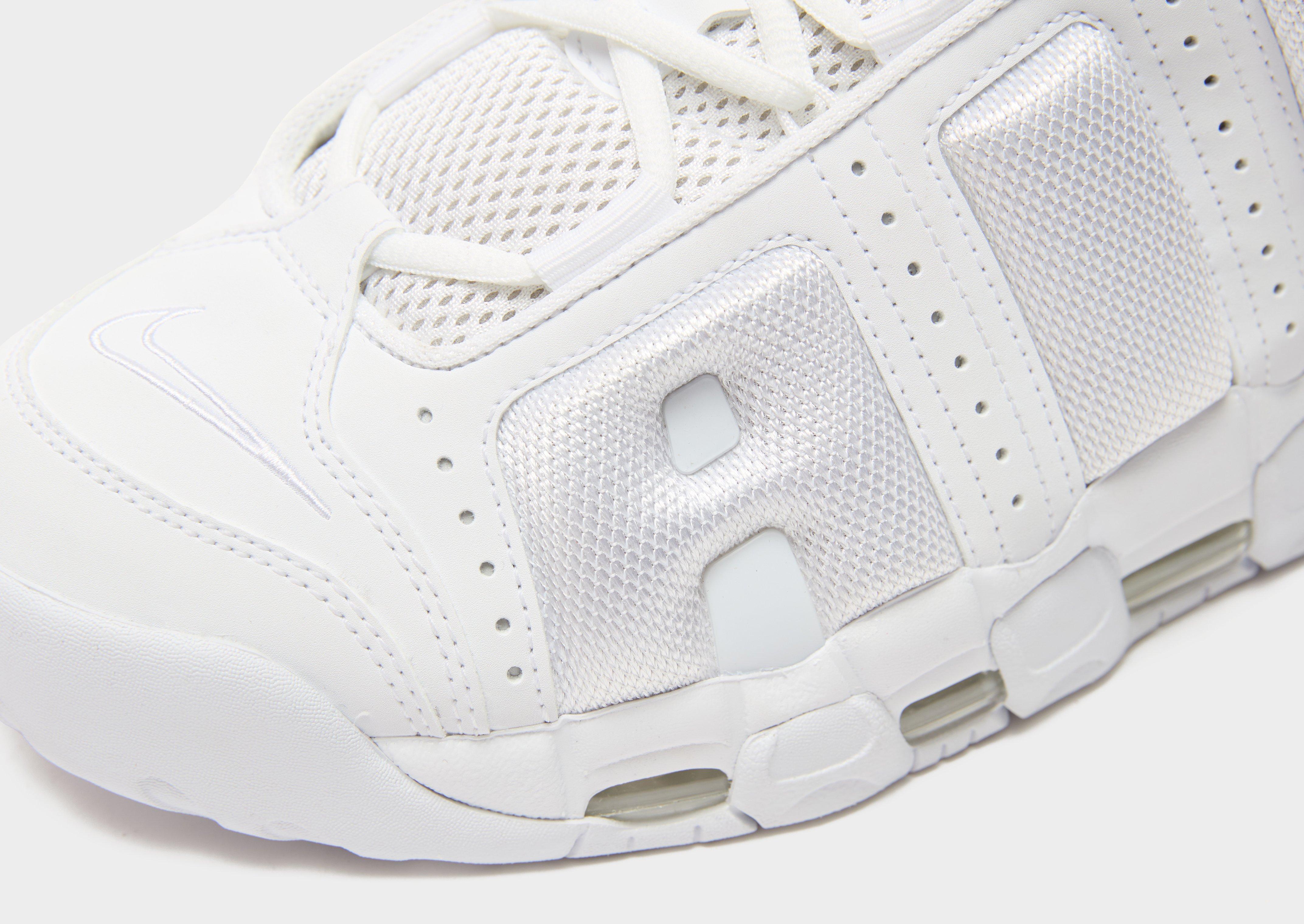 White Nike Air More Uptempo Low JD Sports UK