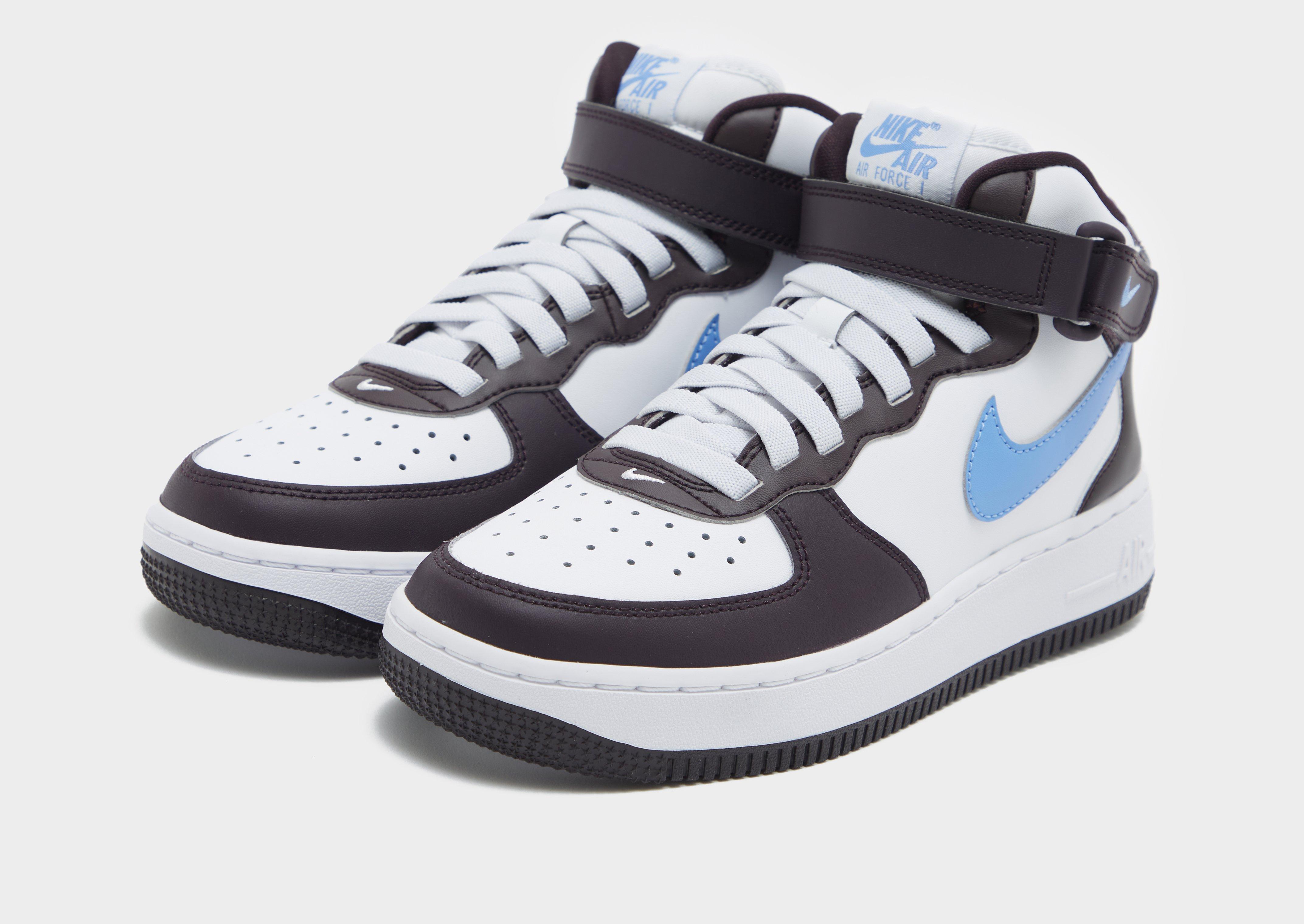 White Nike Air Force 1 Mid Junior JD Sports UK