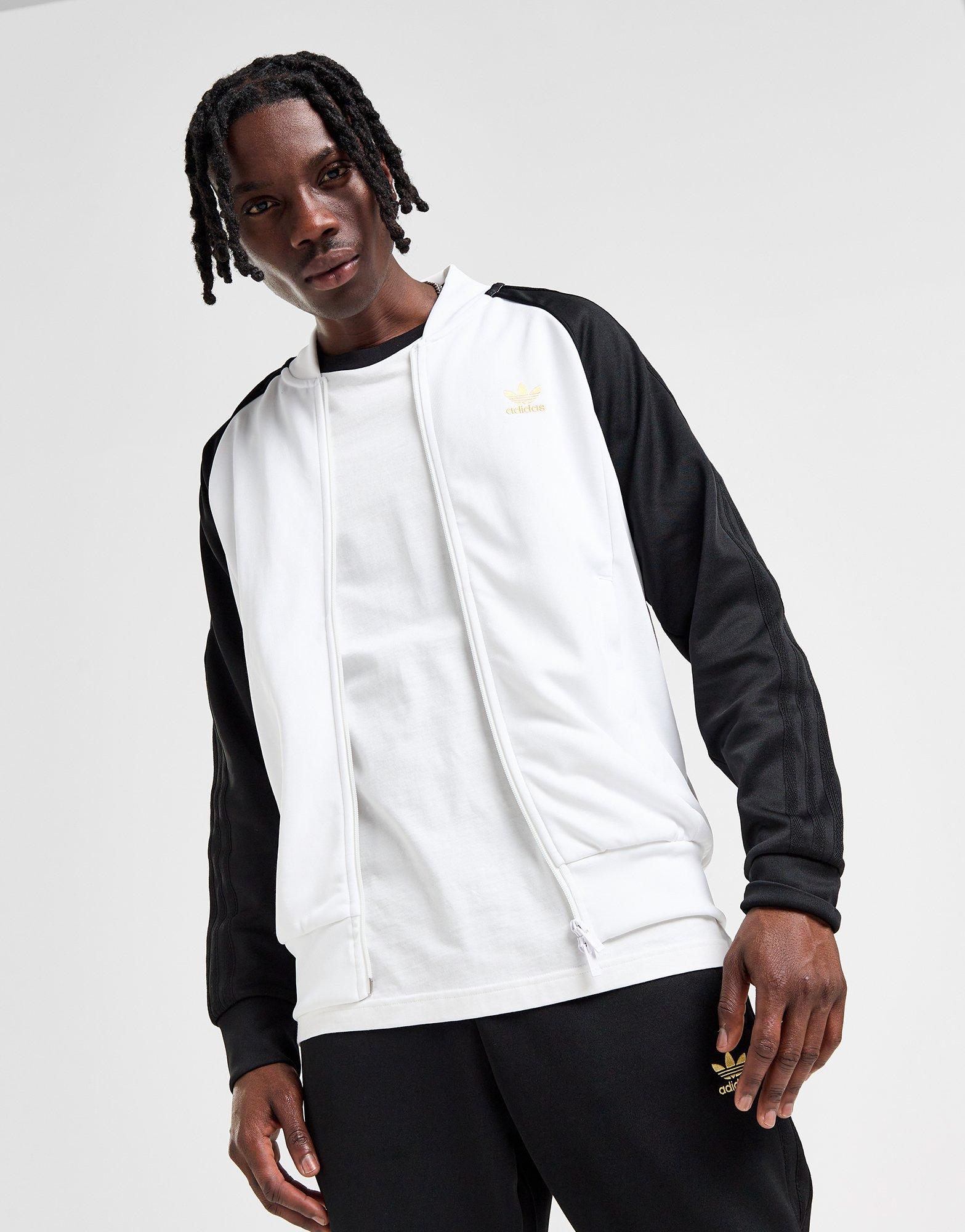 Black adidas Originals SST Track Top - JD Sports Global