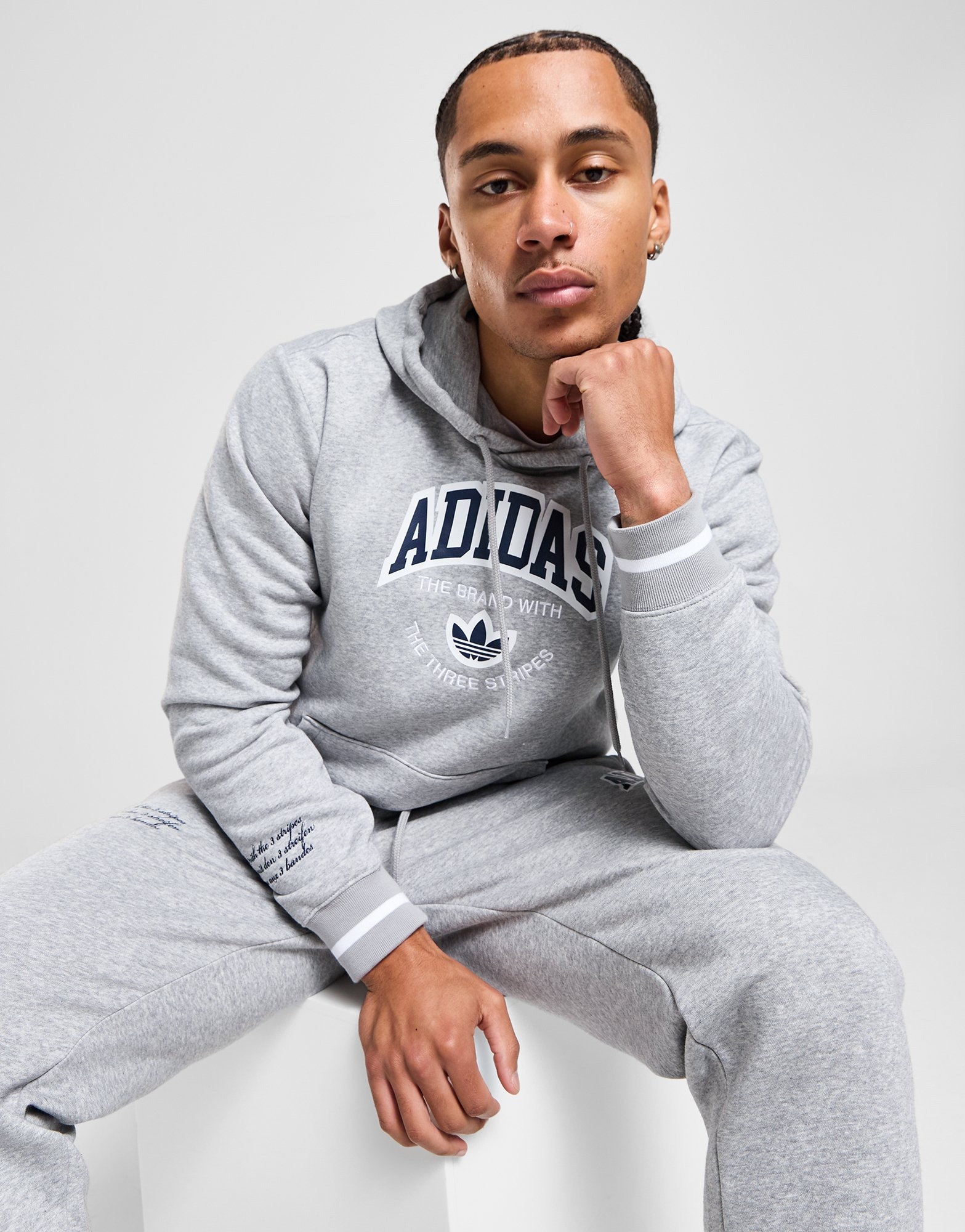 Adidas arc logo hoodie online