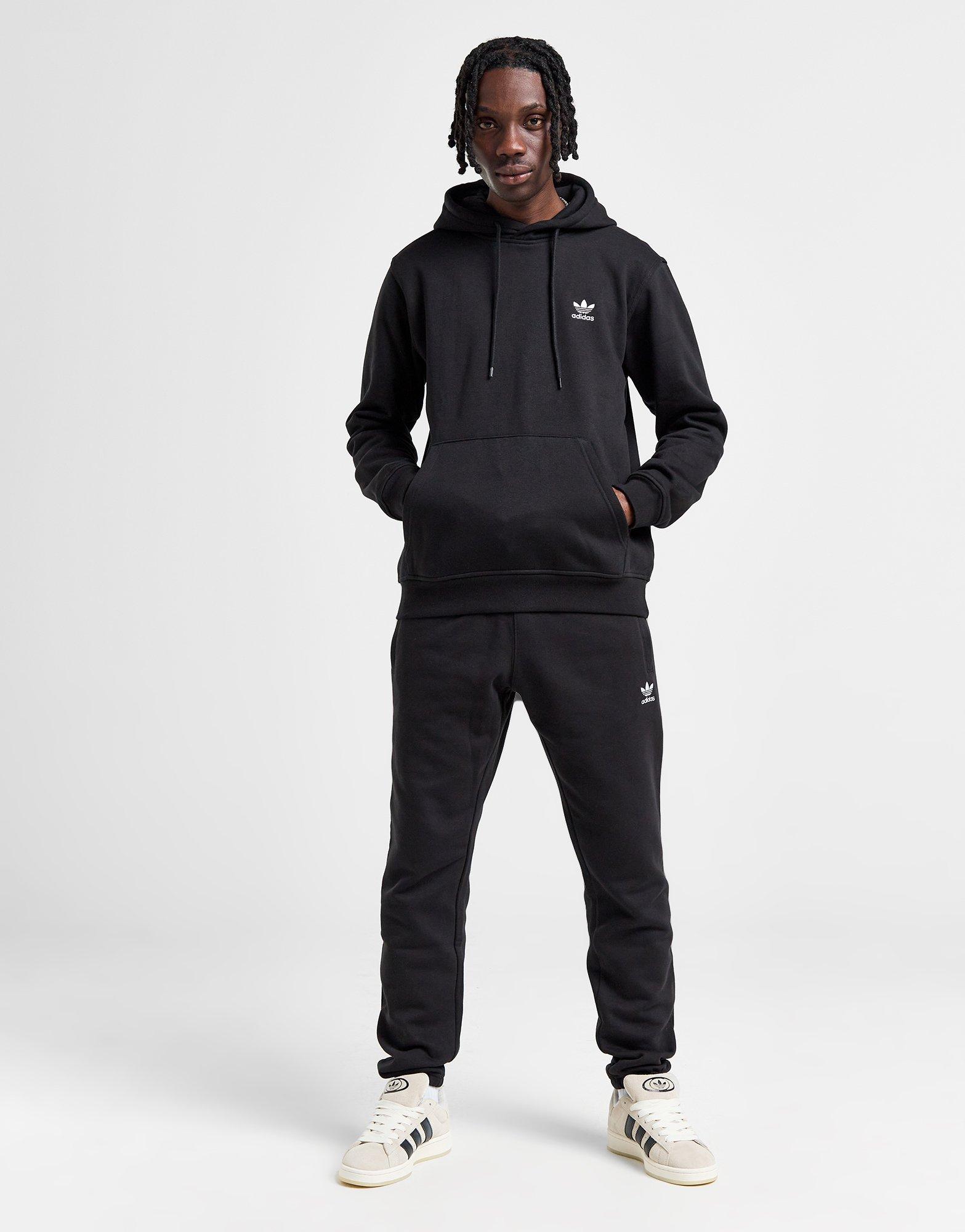 Adidas essential hoodie black online