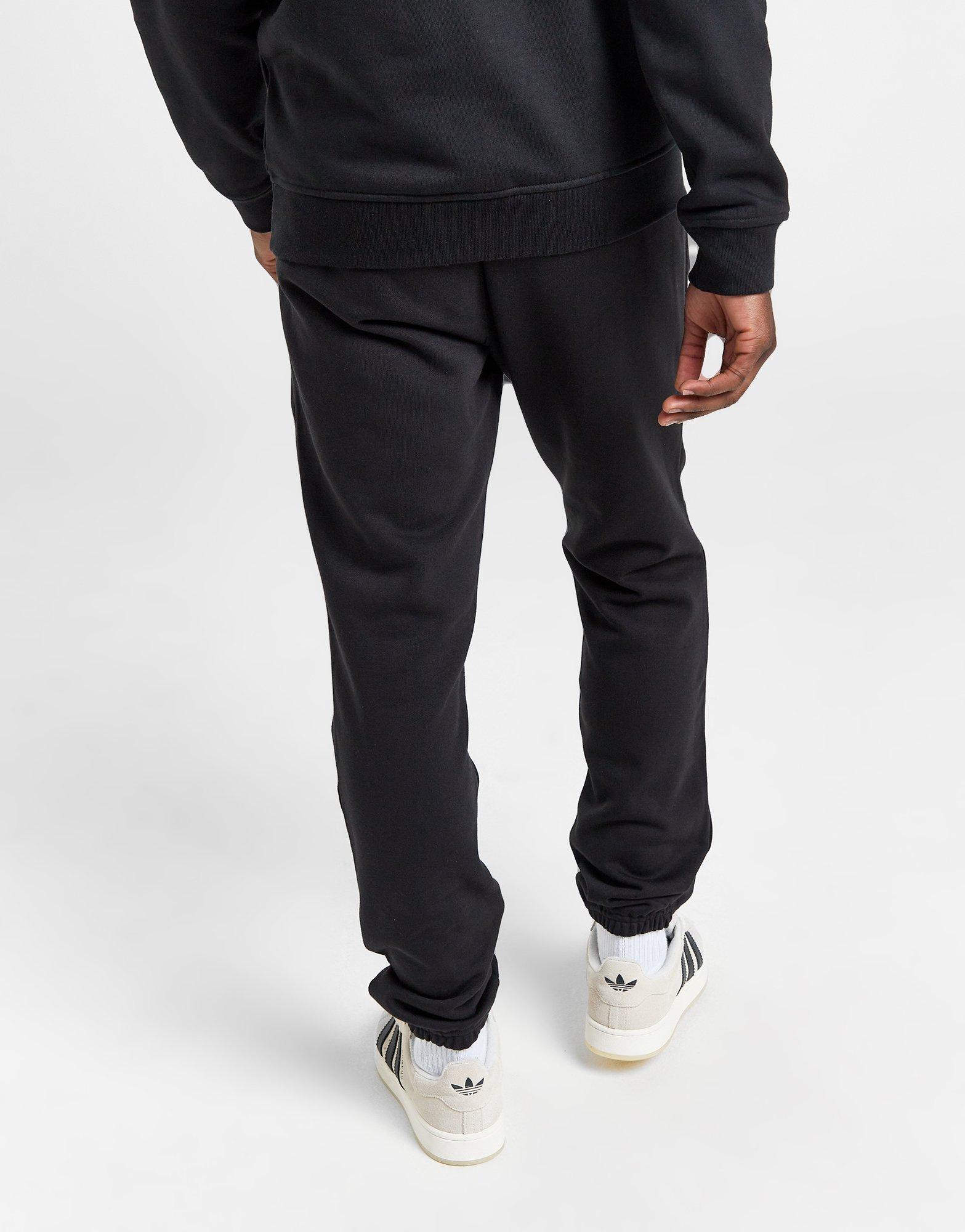Adidas originals trefoil cuffed track pant in black sale