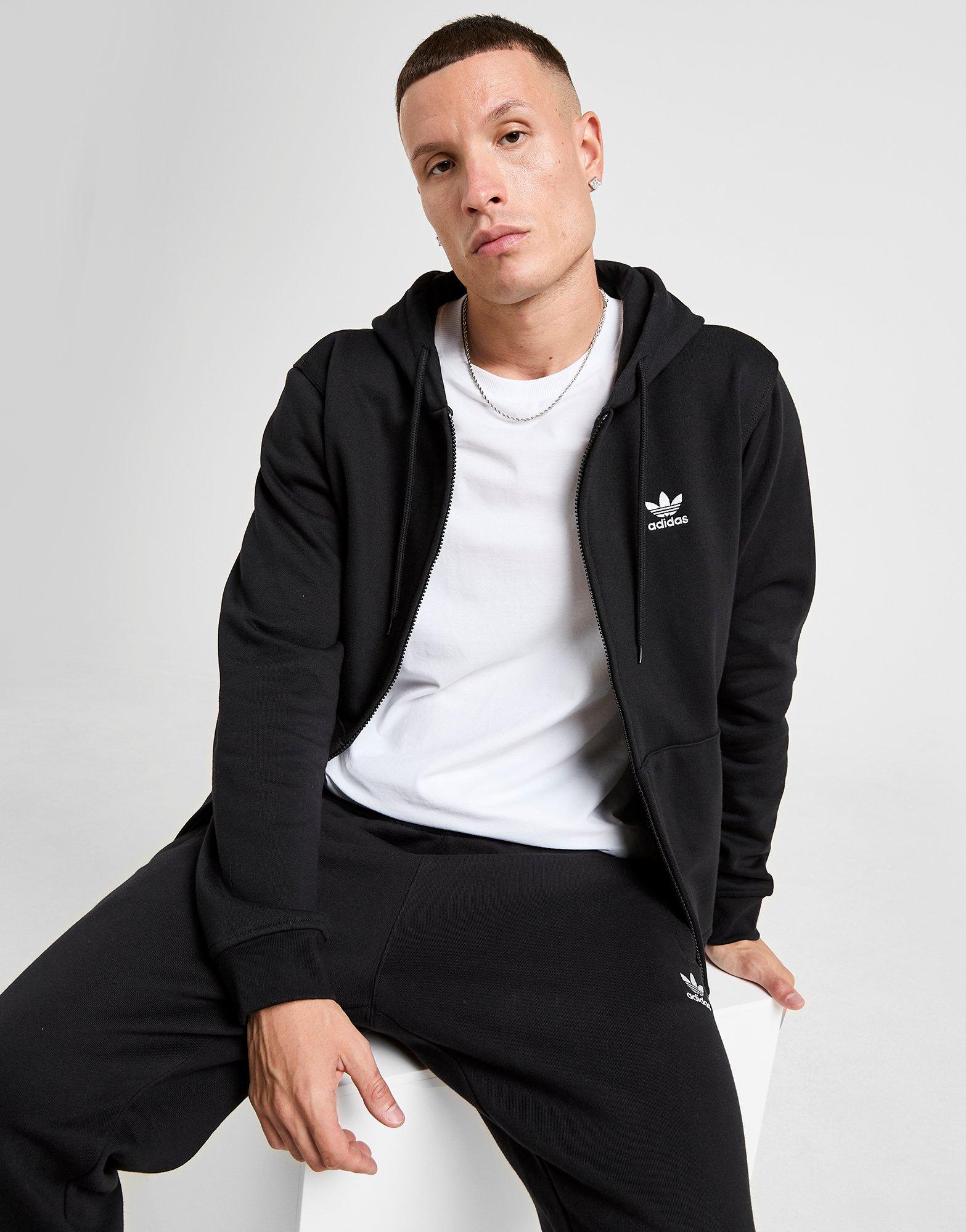 adidas Felpa con Cappuccio Trefoil Essentials