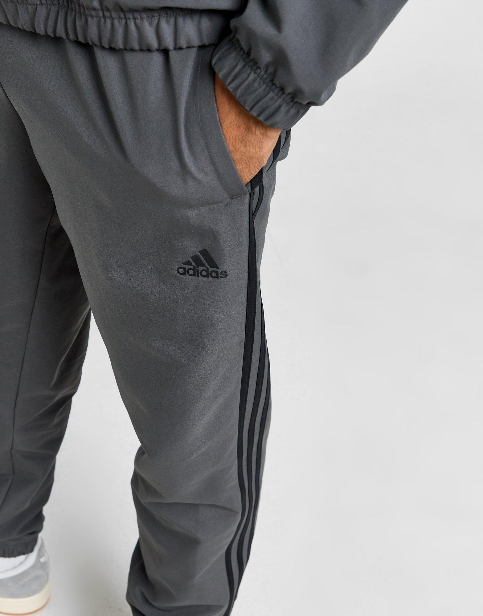 Grey adidas Colour Block Woven Tracksuit JD Sports UK