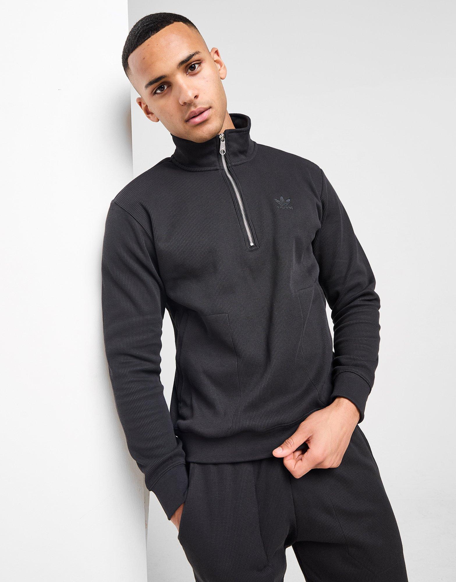 adidas Originals Sudadera Waffle 1/2 Zip