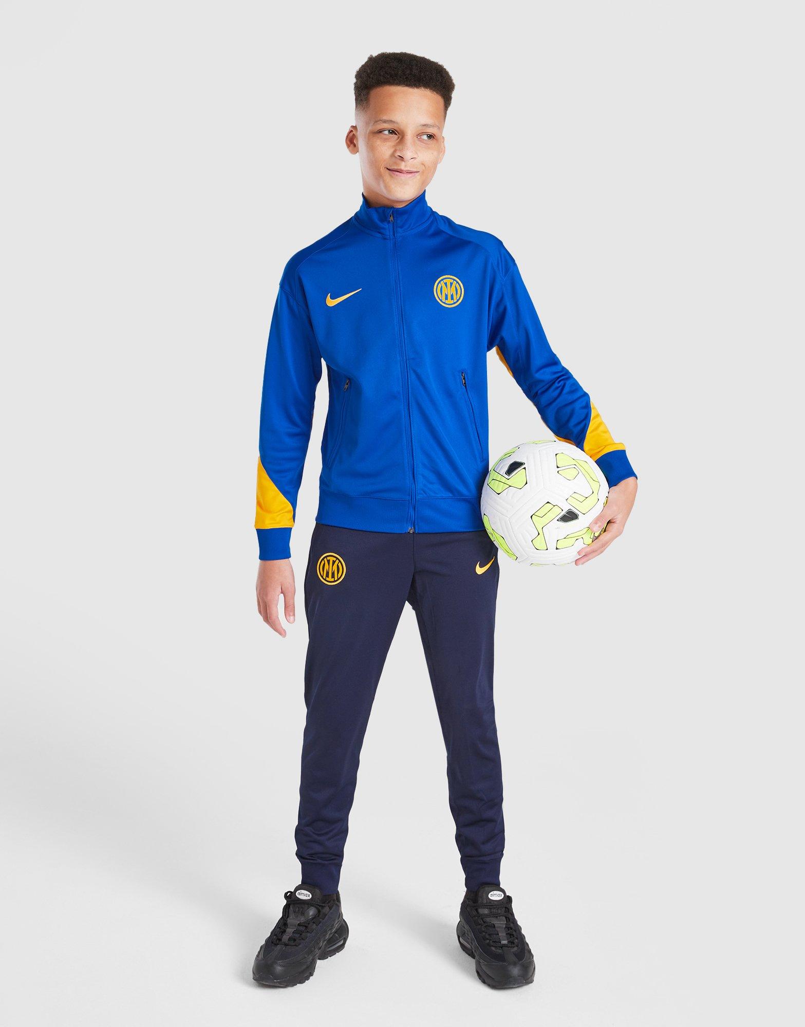 Nike Tuta Completa Strike FC Inter Junior in Celeste JD Sports