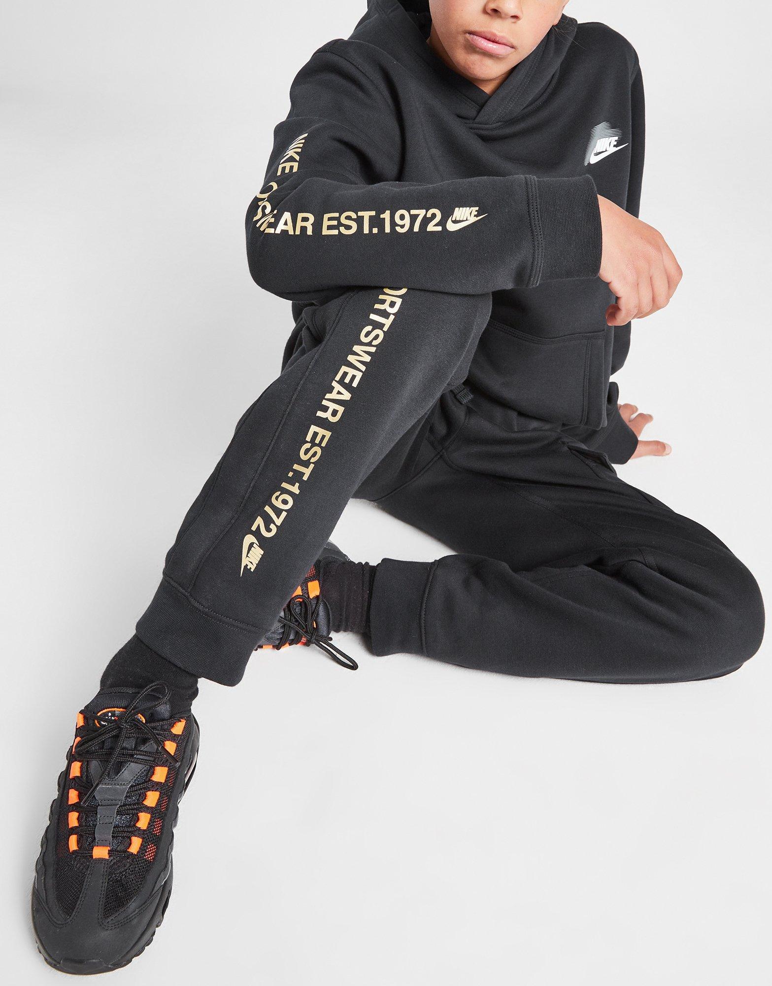 Nike Standard Issue Graphics Logo Joggers Junior