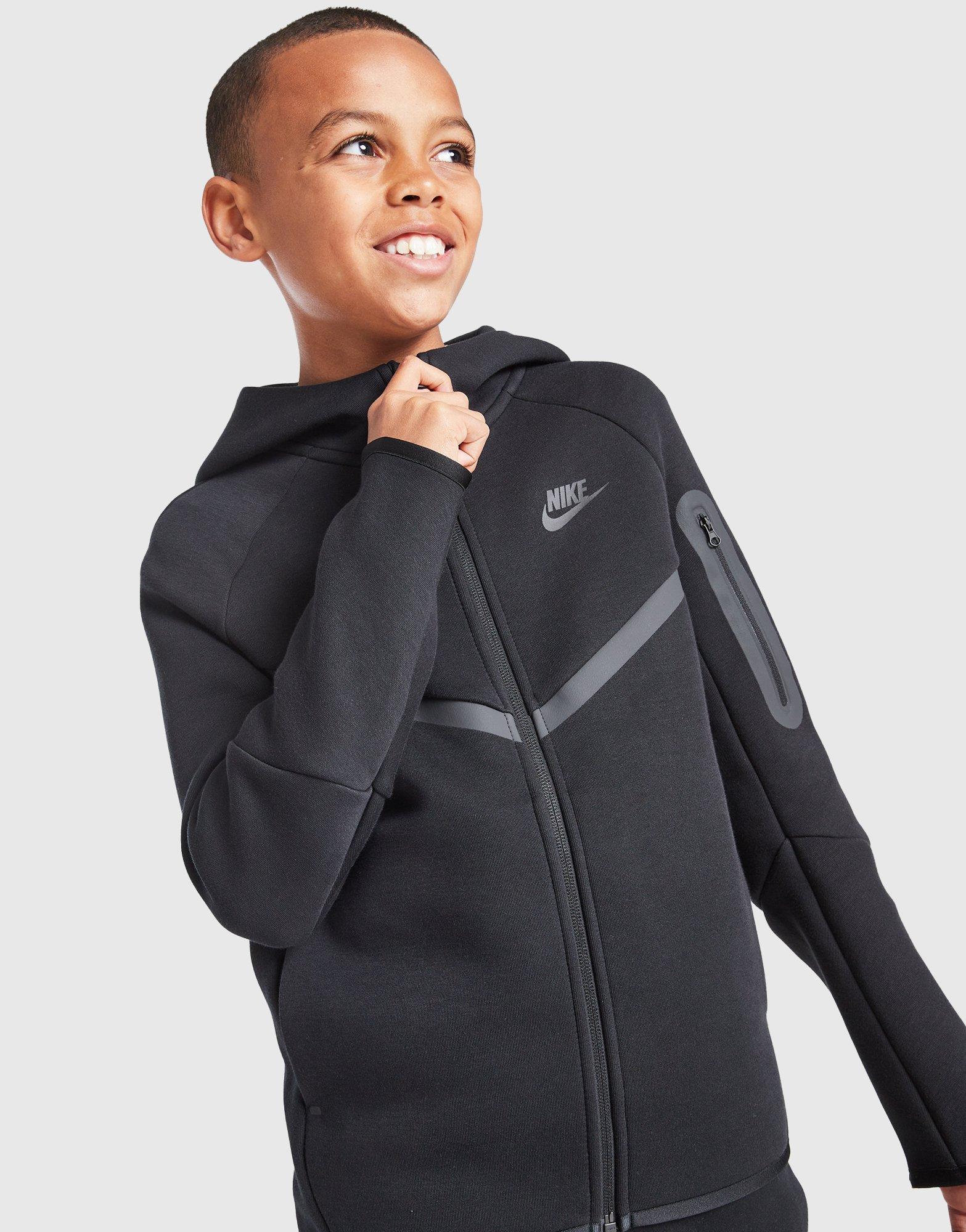 Nike Hoodie met rits voor kids Sportswear Tech Fleece