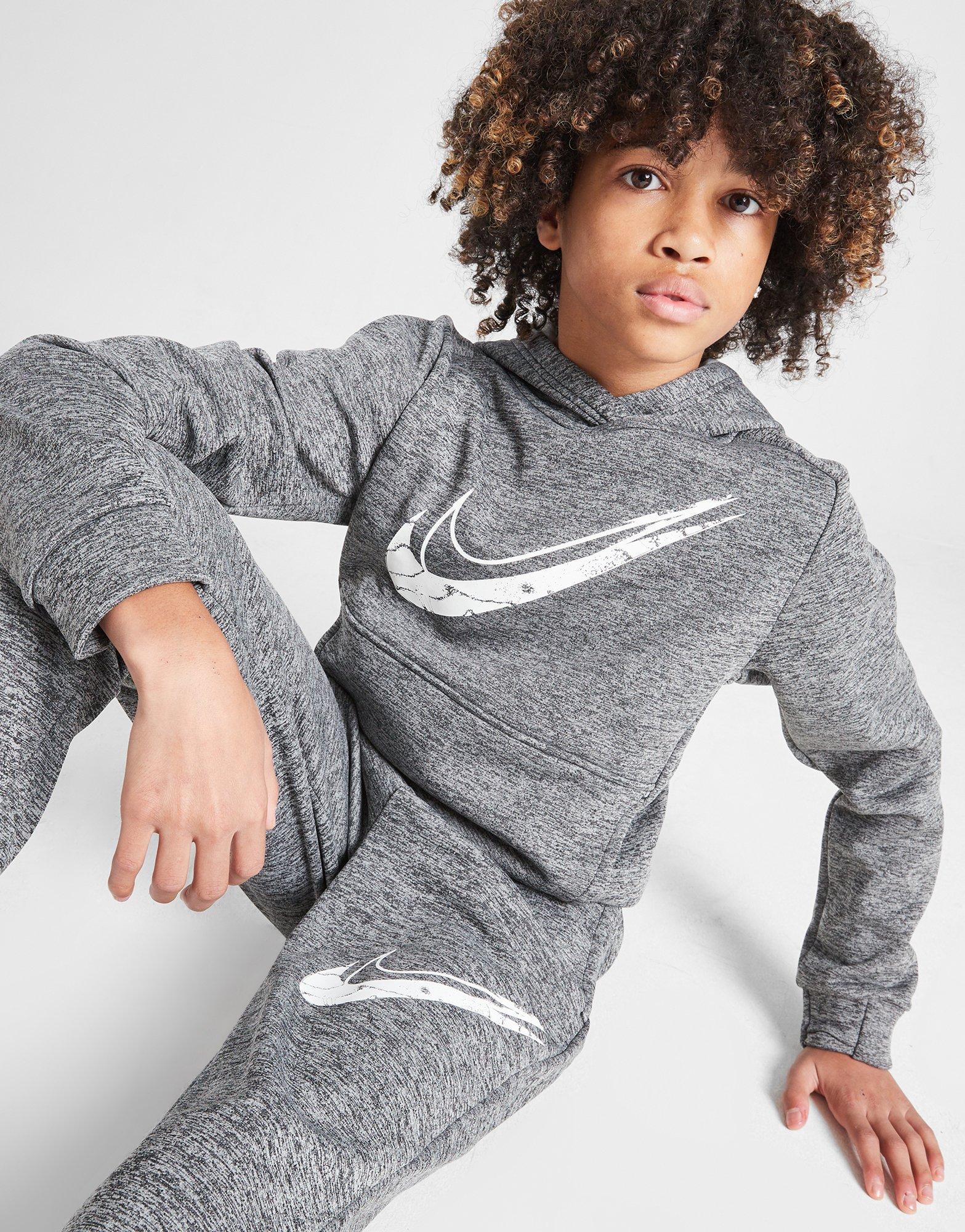 Black Nike Therma FIT Hoodie Junior JD Sports UK